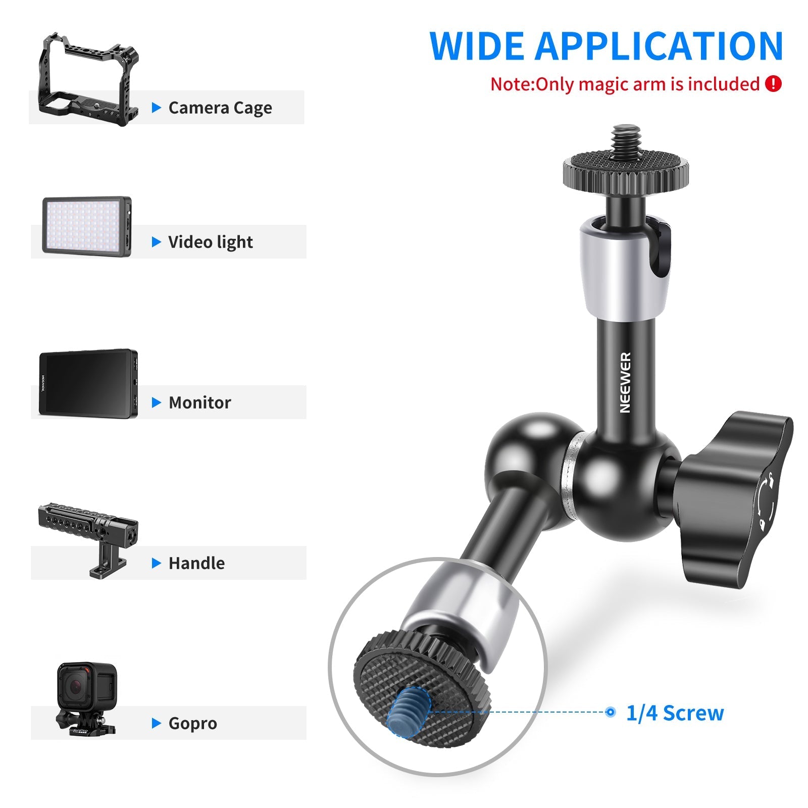 NEEWER ST15 Articulating Magic Arm