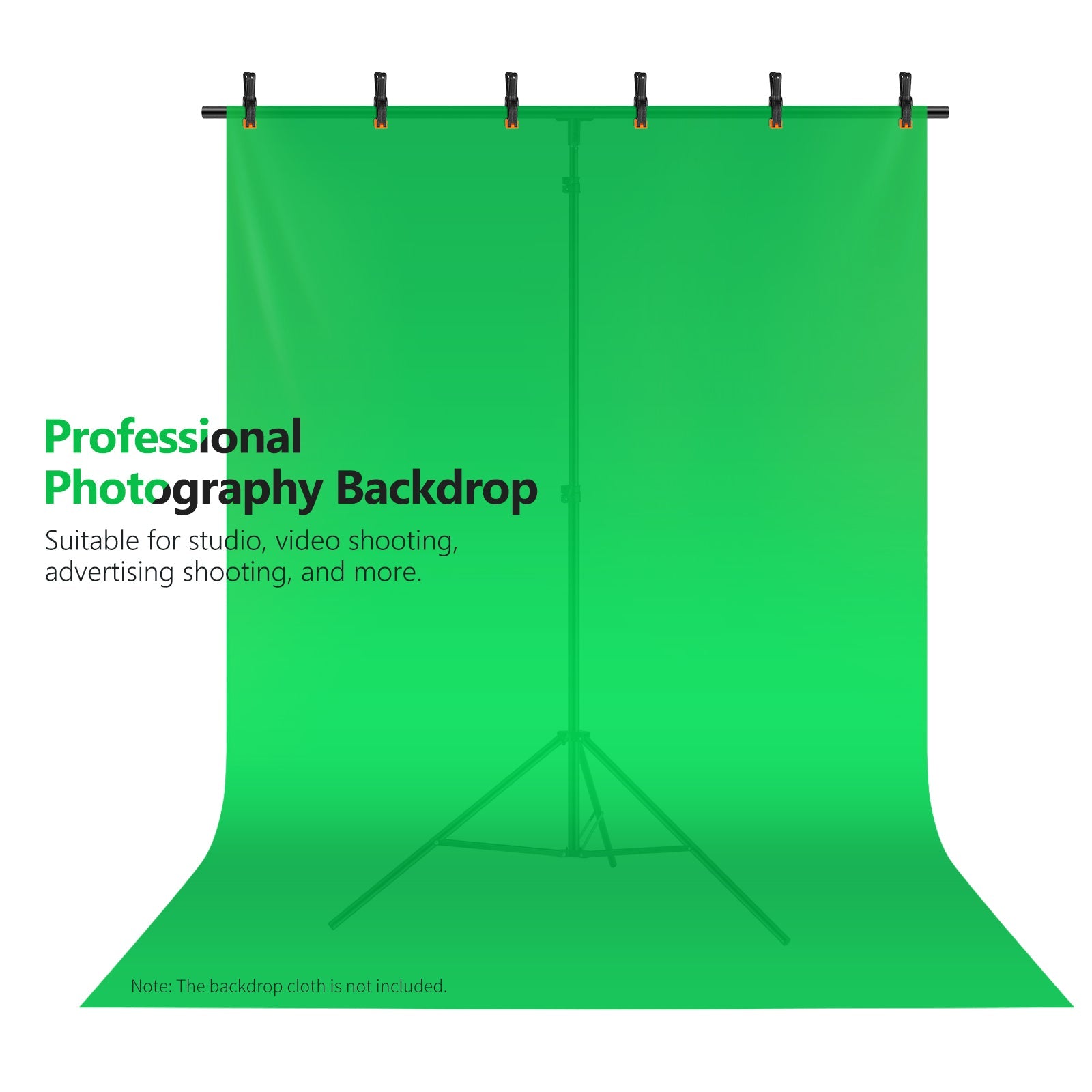 NEEWER 2.6m / 8.5ft T-Shape Background Support Stand Kit