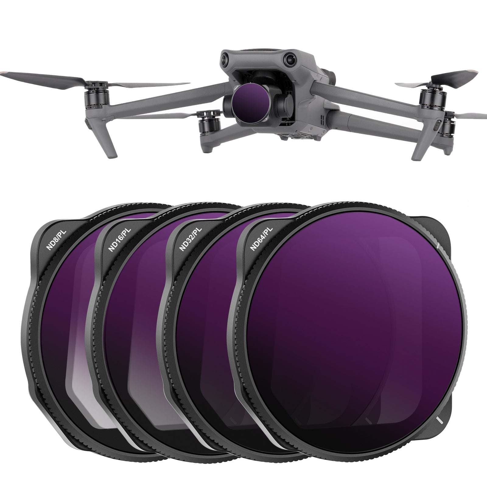 NEEWER FL-DJ11 4-Pack ND Filter Set for DJI Mavic 3