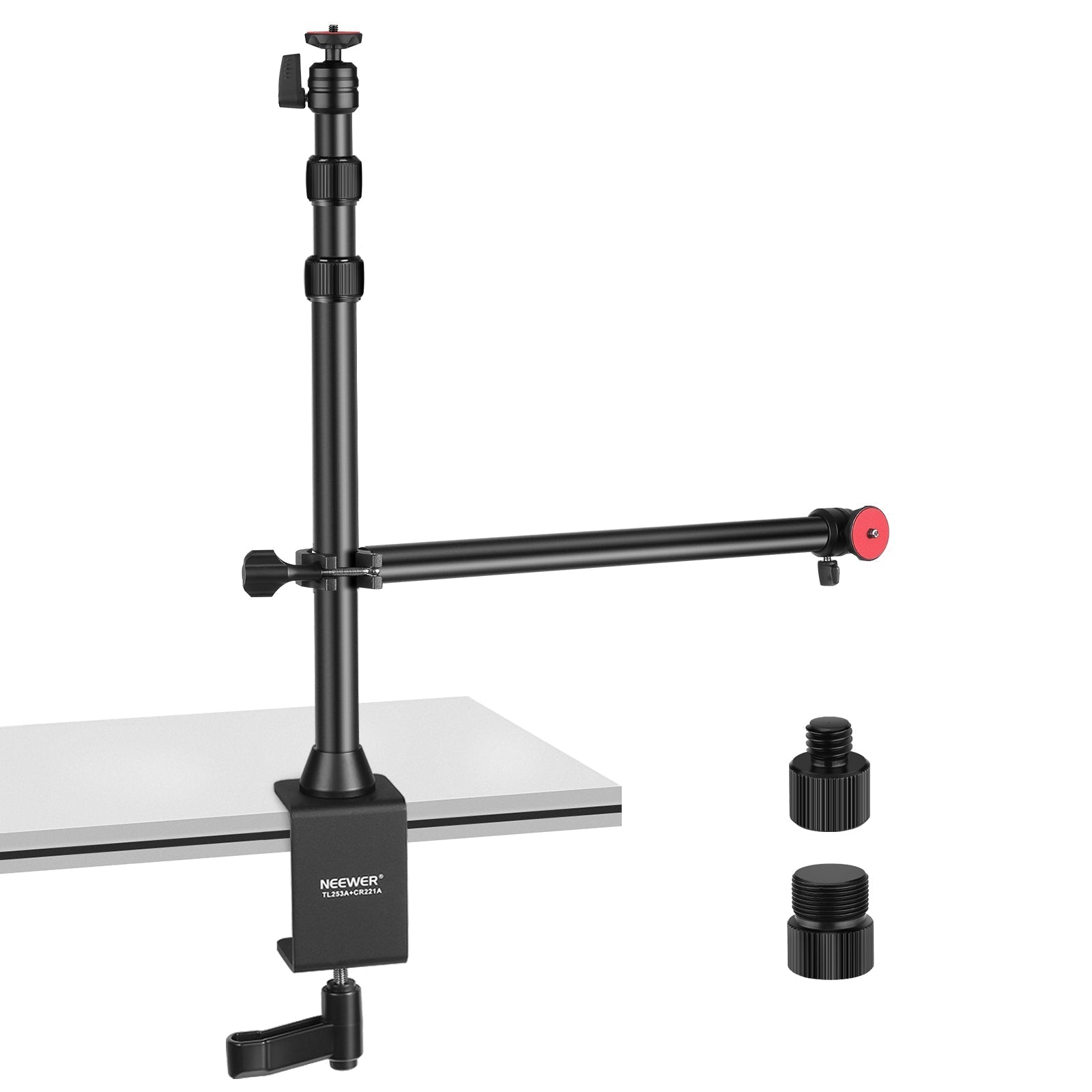 NEEWER TL253A+CR221A Tabletop Camera Mount Stand