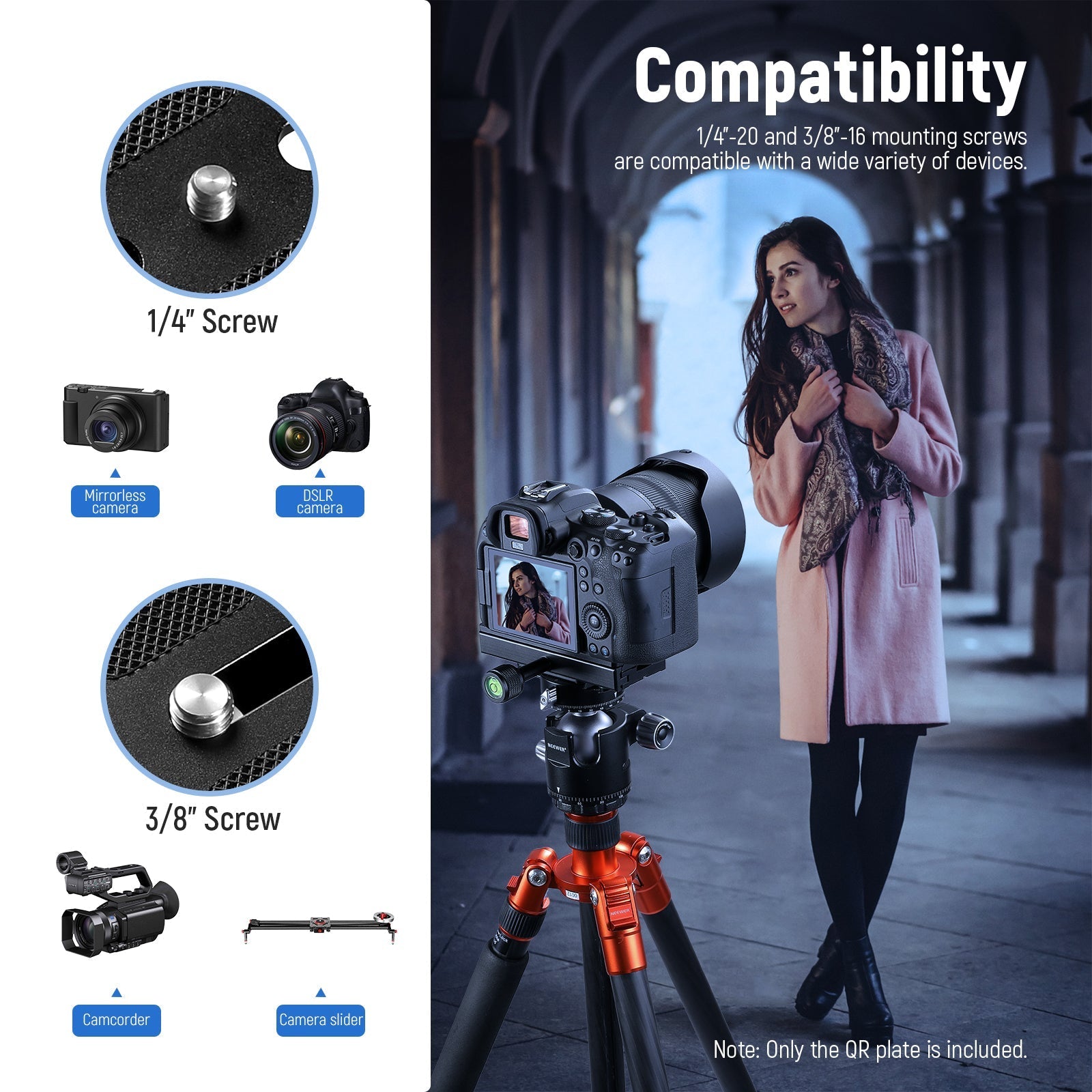 NEEWER QS-120 120mm Quick Release Plate