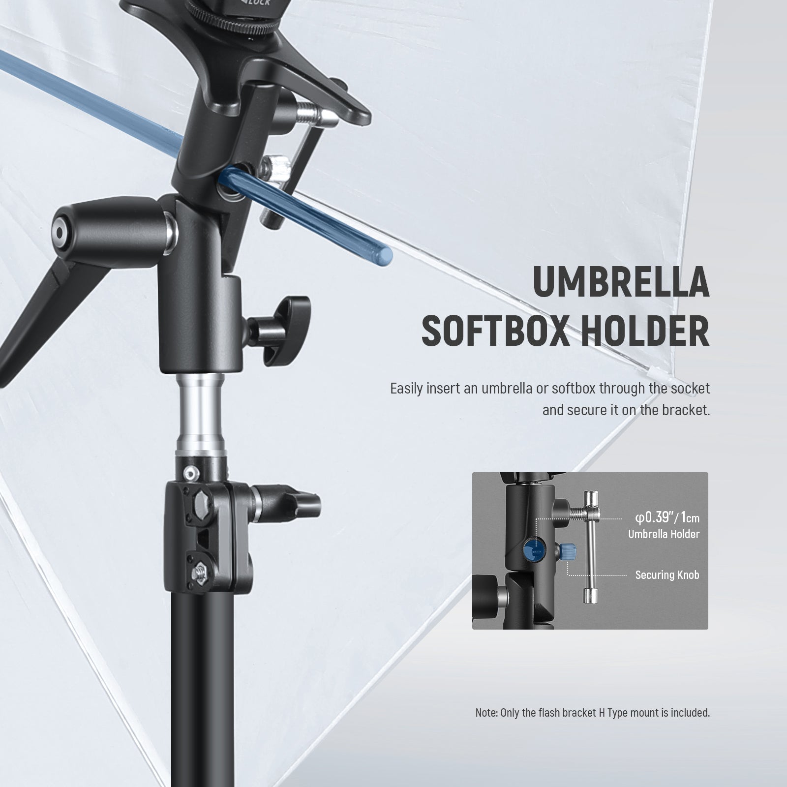 NEEWER H-Type Mount Camera Flash Bracket