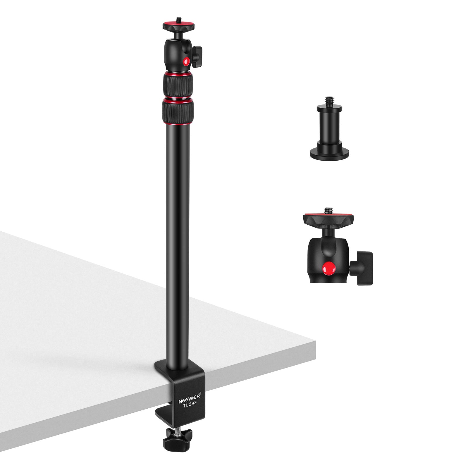 NEEWER TL283 Extendable Camera Desk Mount with Ball Head
