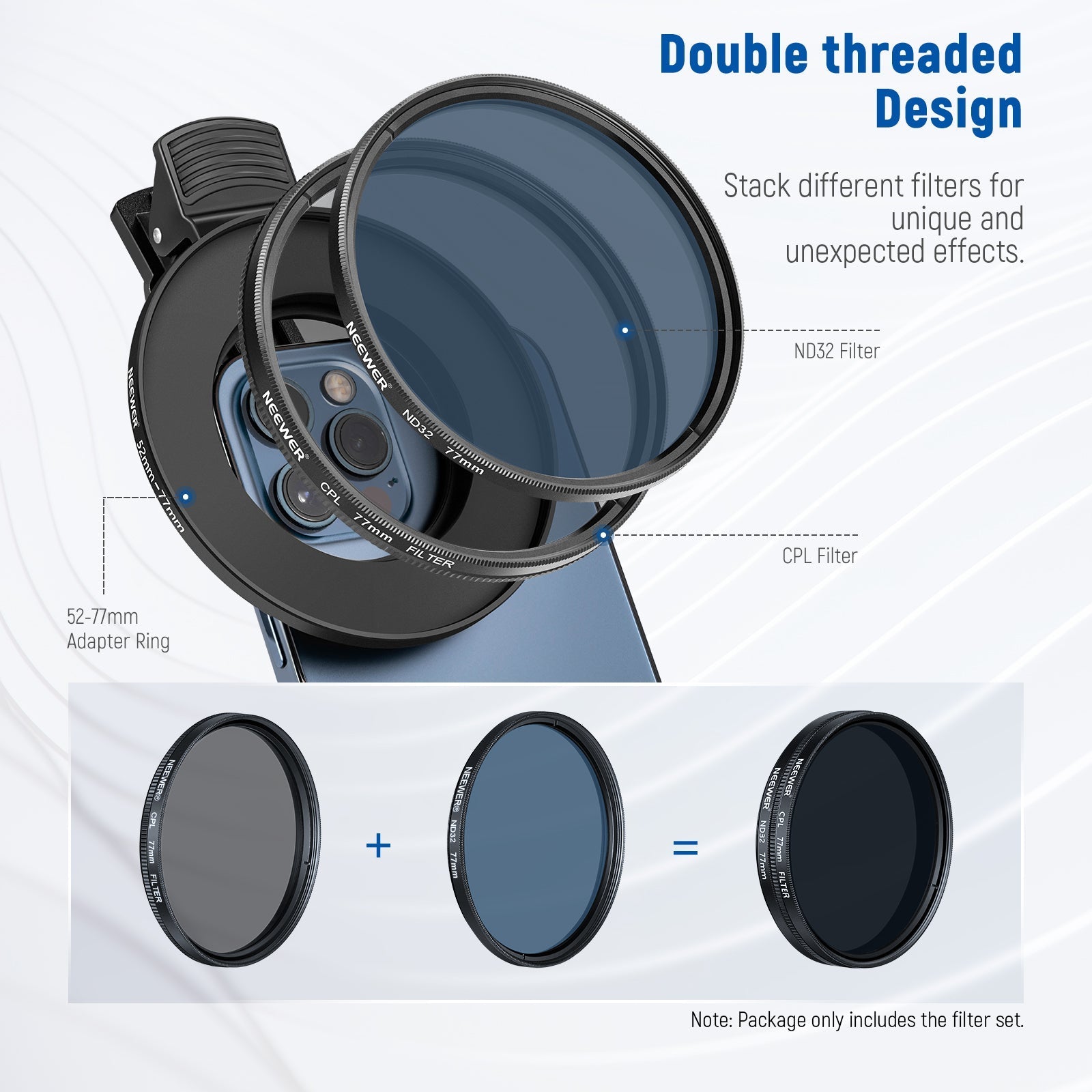 NEEWER Clip On Filters Kit for Phone & Camera