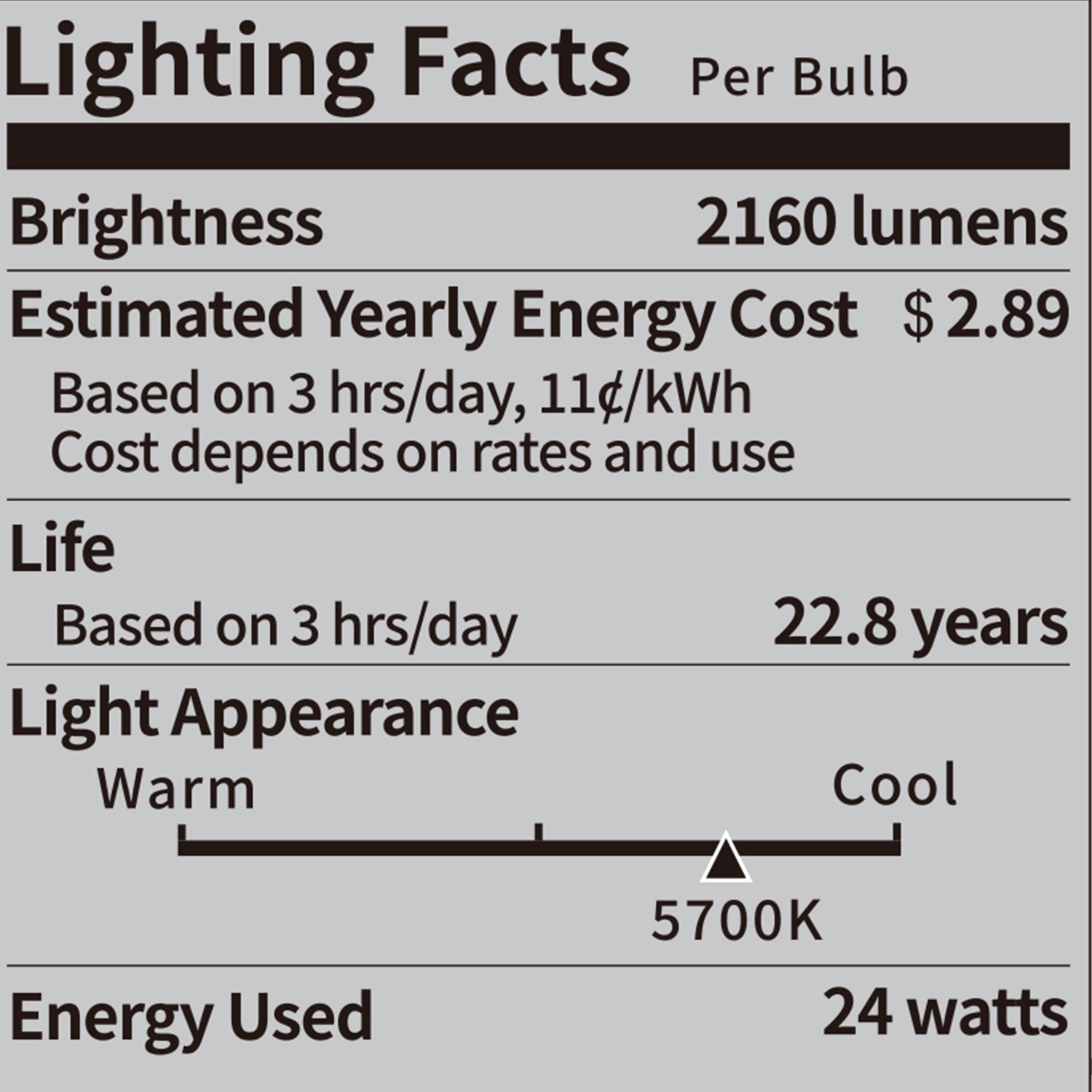NEEWER T80 2 Packs E26 24W LED Light Bulbs