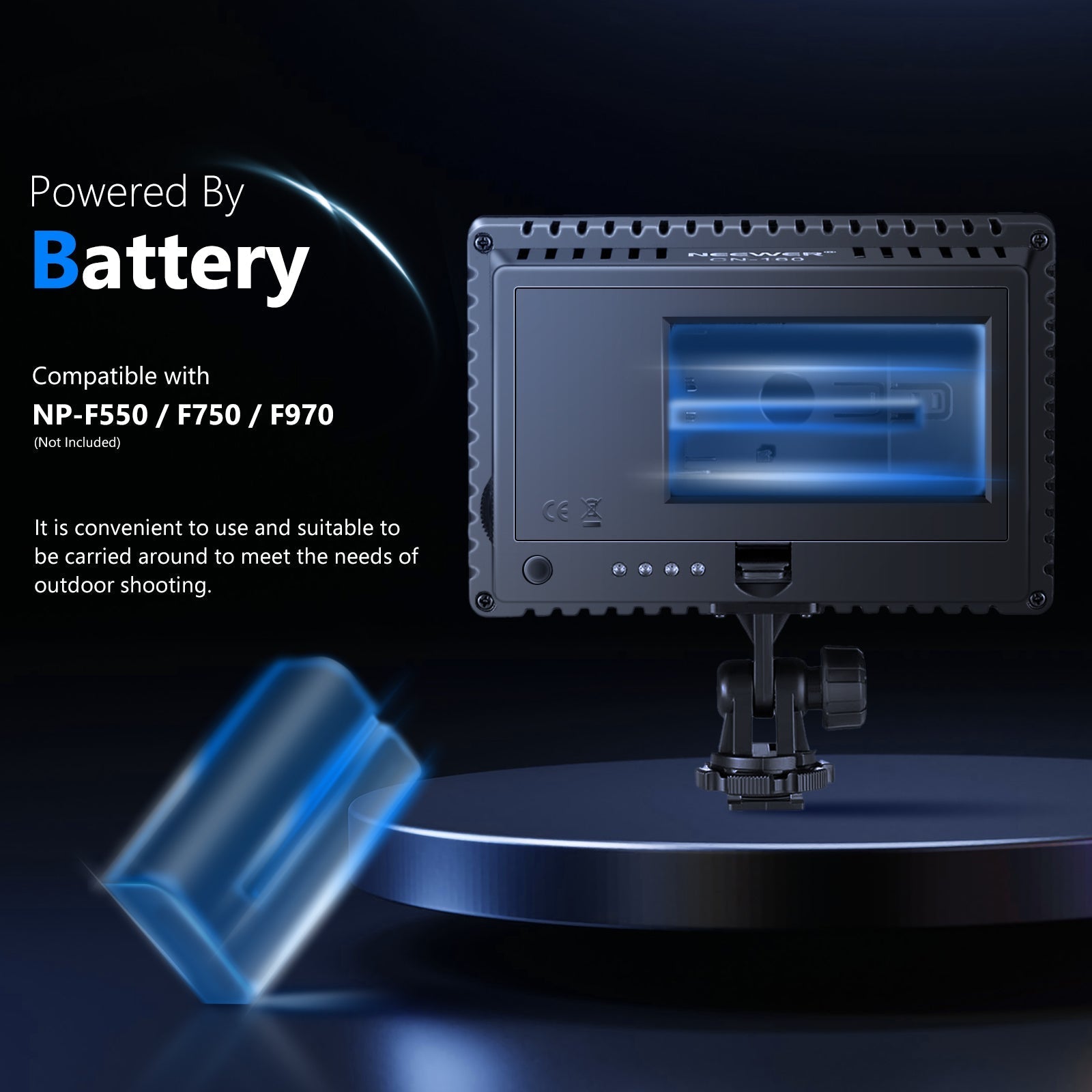 NEEWER CN-160 LED Dimmable Panel Light