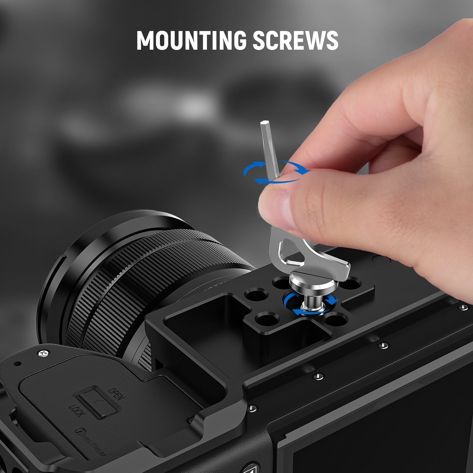 NEEWER UA001 Screws and Hex Keys Storage Plate Kit