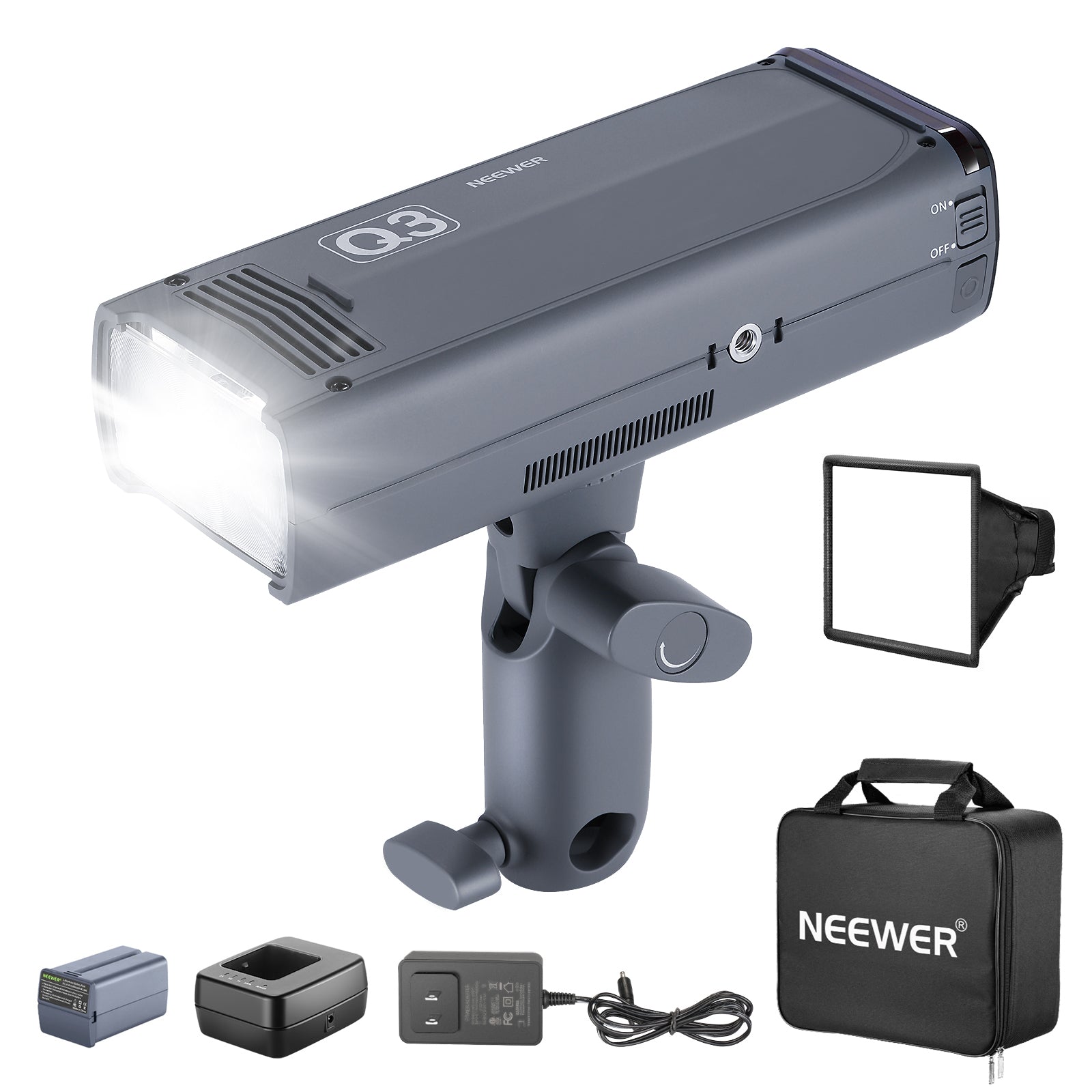 NEEWER Q3 200Ws 2.4G TTL Flash
