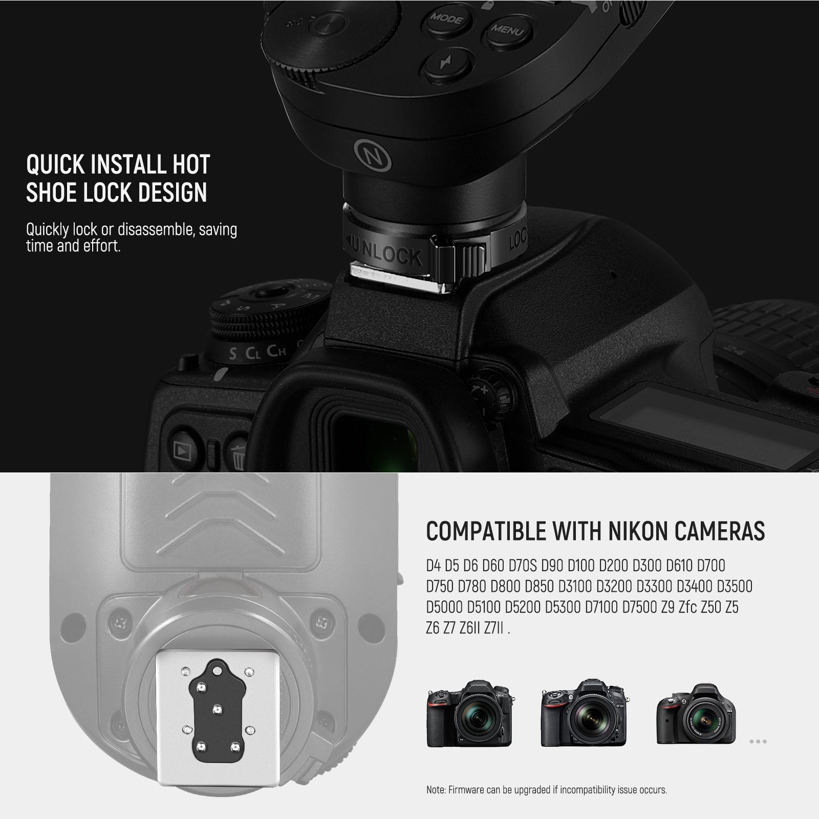 NEEWER QPRO TTL Wireless Trigger for Camera