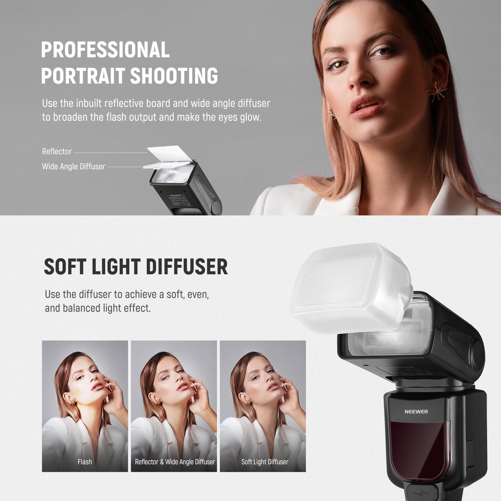 NEEWER NW635II-S TTL Camera Flash Speedlite
