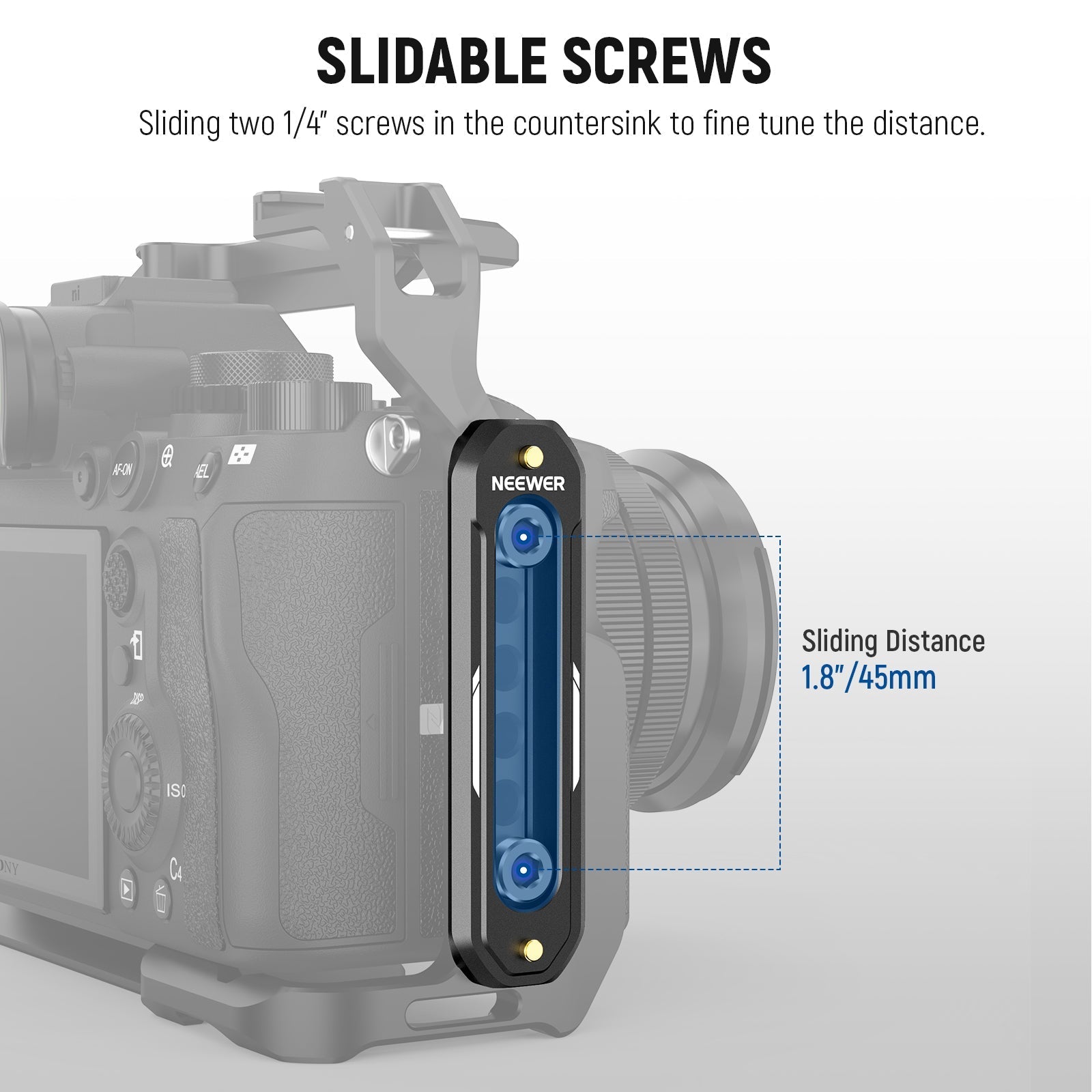 NEEWER UA003/UA007/UA022 Quick Release Mini NATO Rail