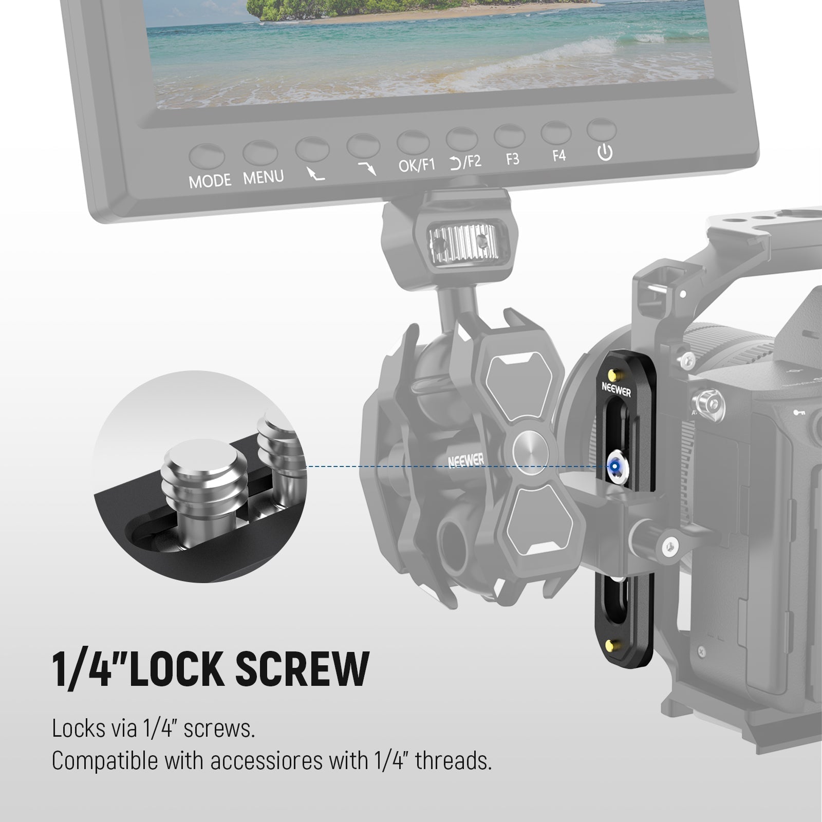NEEWER UA003/UA007/UA022 Quick Release Mini NATO Rail