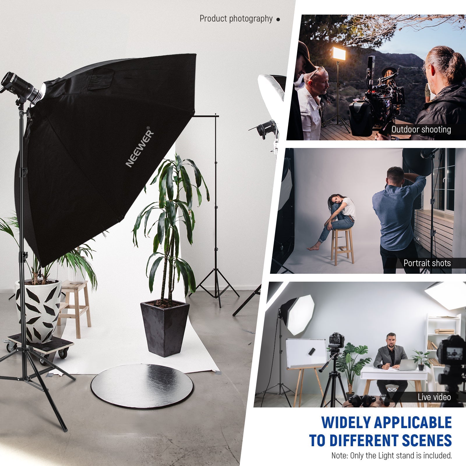 NEEWER ST-260AC 260cm Air Cushioned Light Stand
