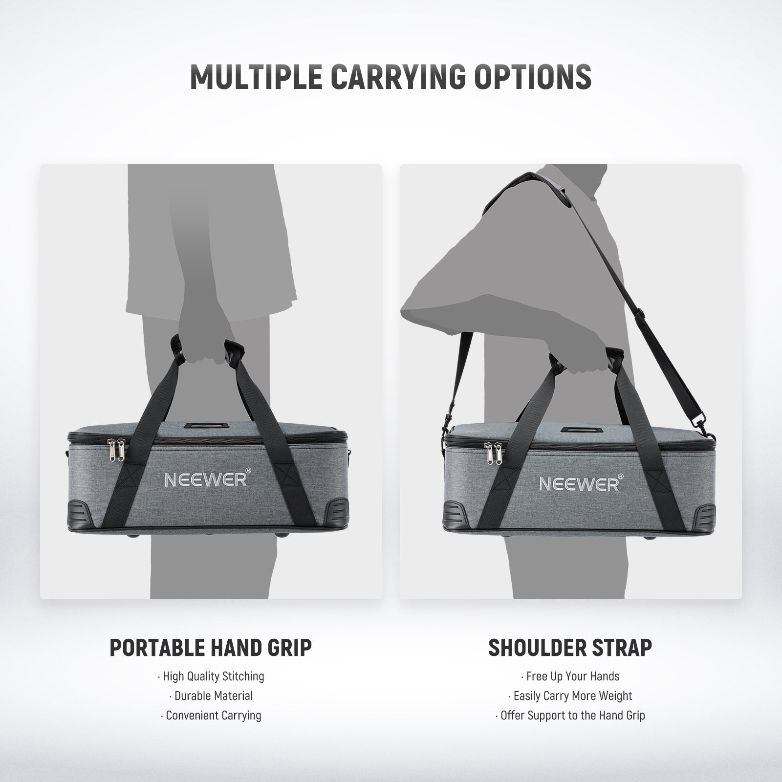 NEEWER PB5 Carrying Bag with Movable Foam Padded