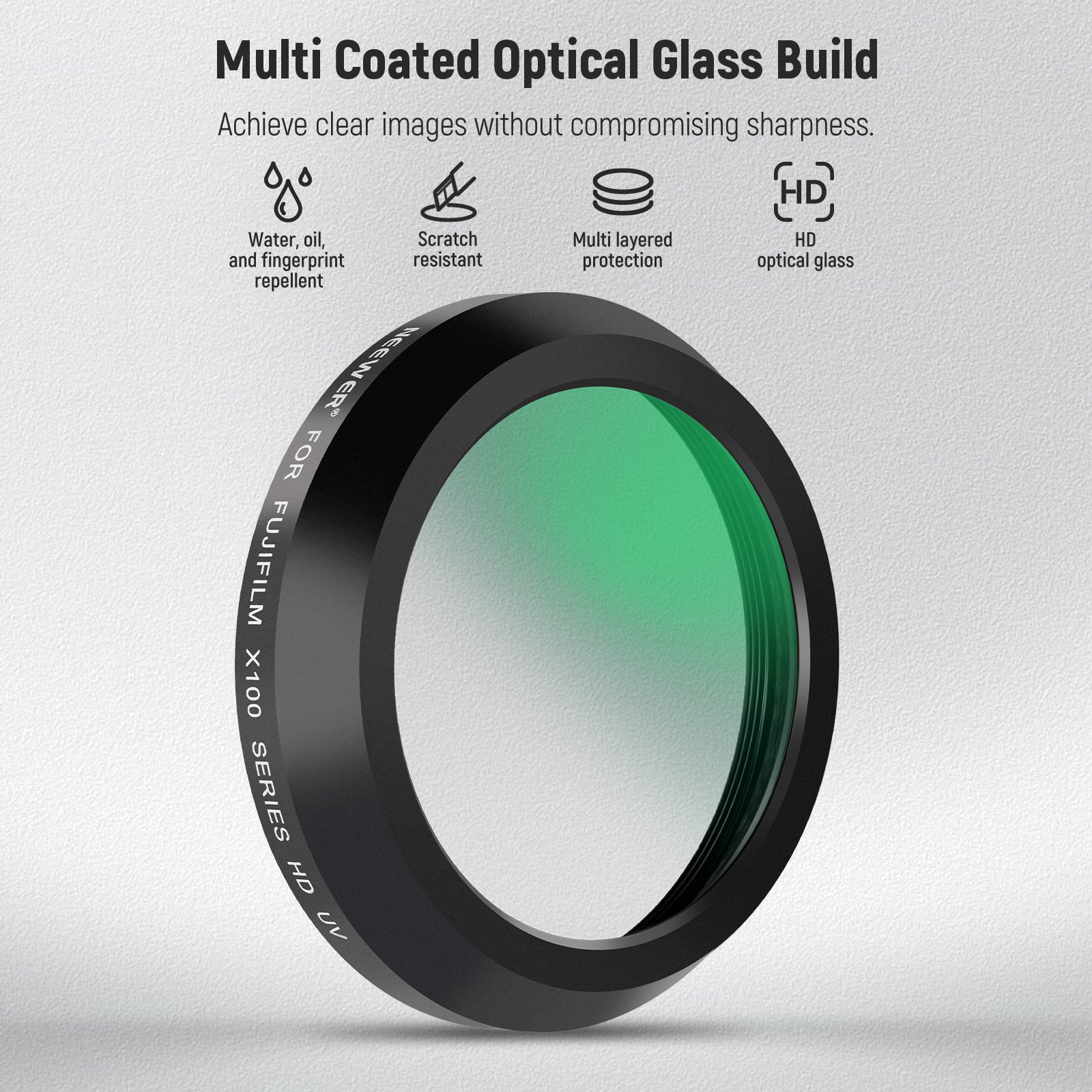 NEEWER UV Protection Filter for Fujifilm X100 Series Cameras