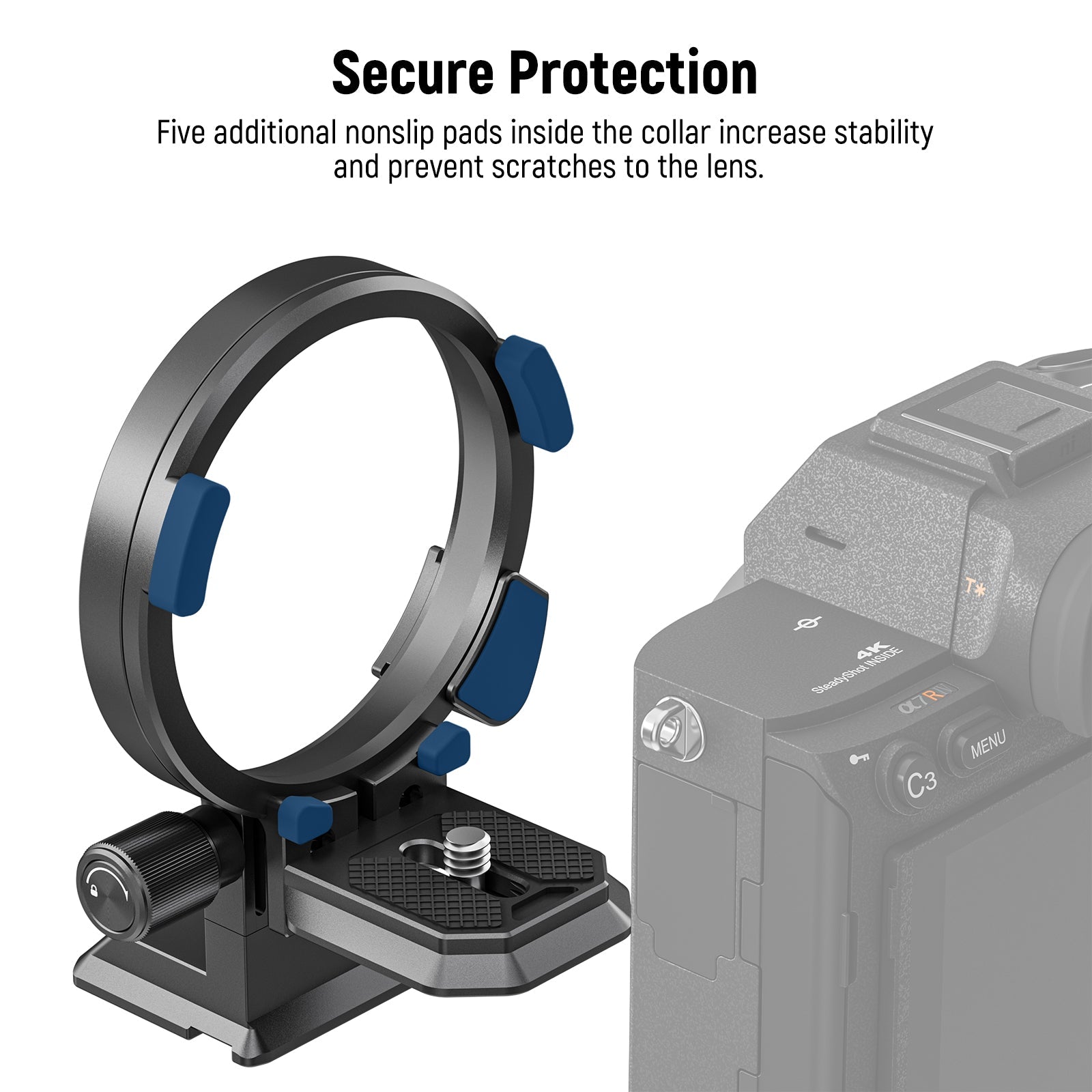 NEEWER Rotatable Camera Lens Collar for Camera