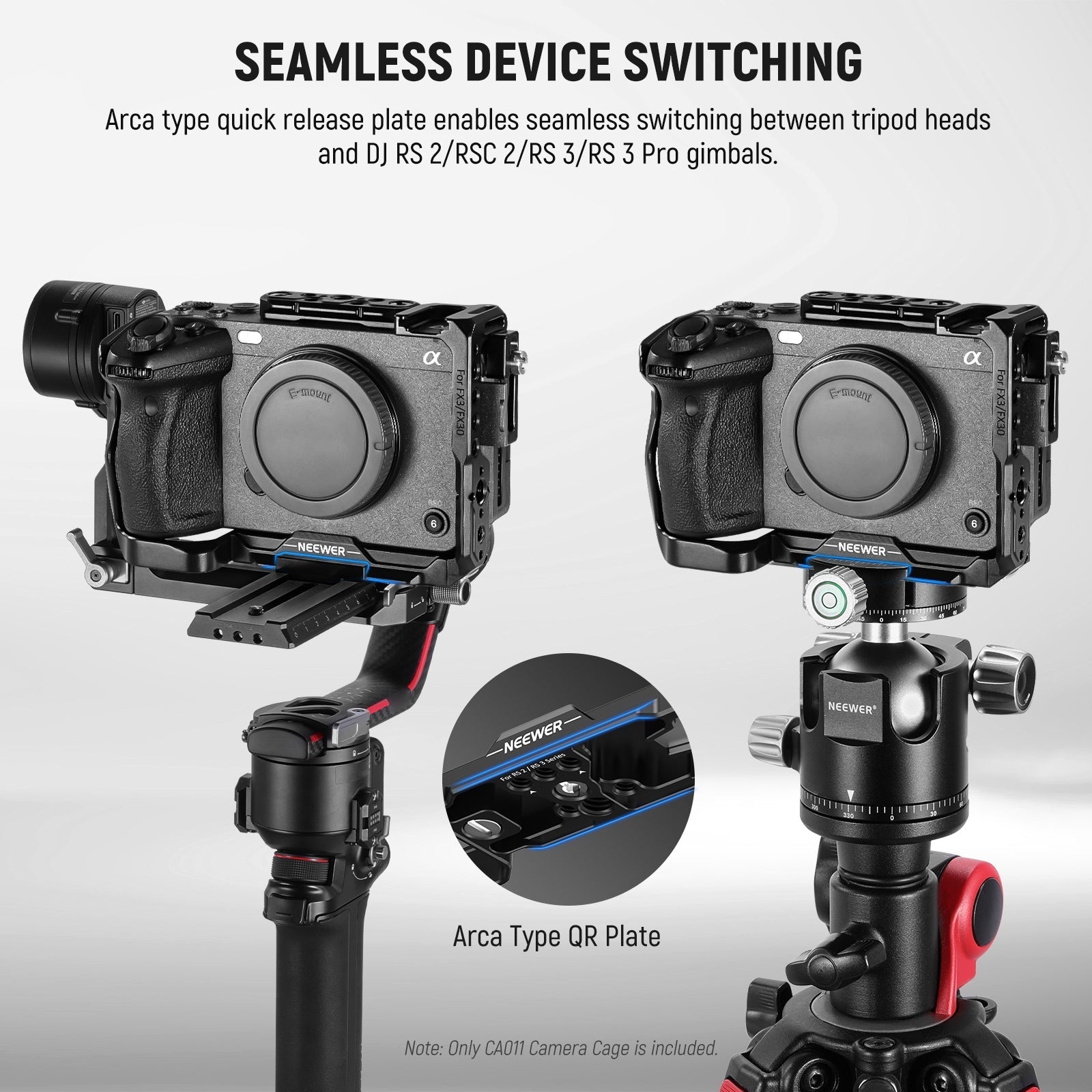 NEEWER CA011/CA024 Camera Cage For Sony FX3/FX30