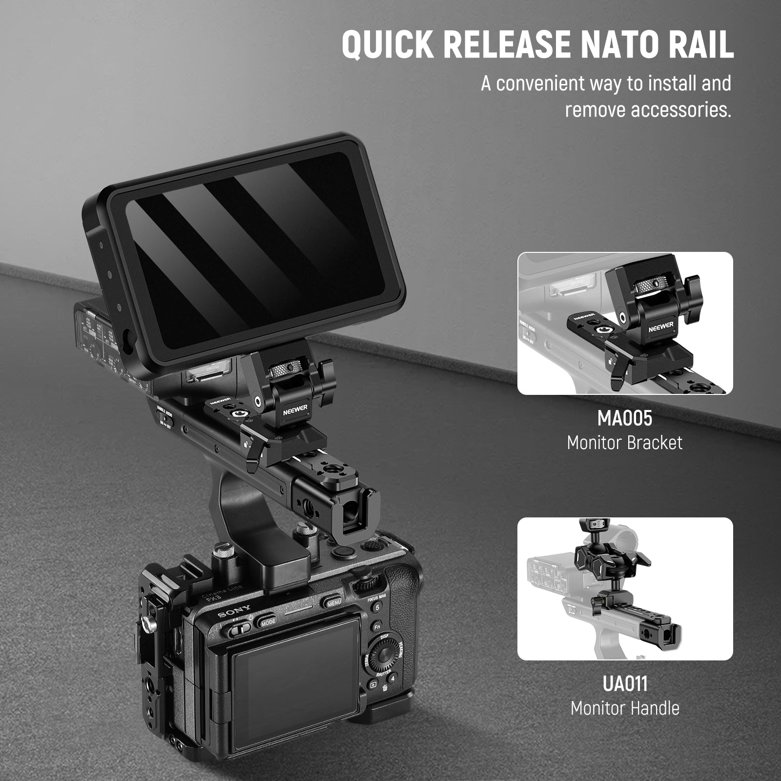 NEEWER CA011/CA024 Camera Cage For Sony FX3/FX30