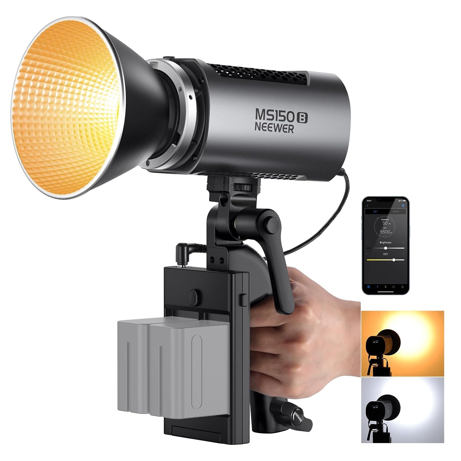 NEEWER MS150B 130W Bi-Color LED Video Light