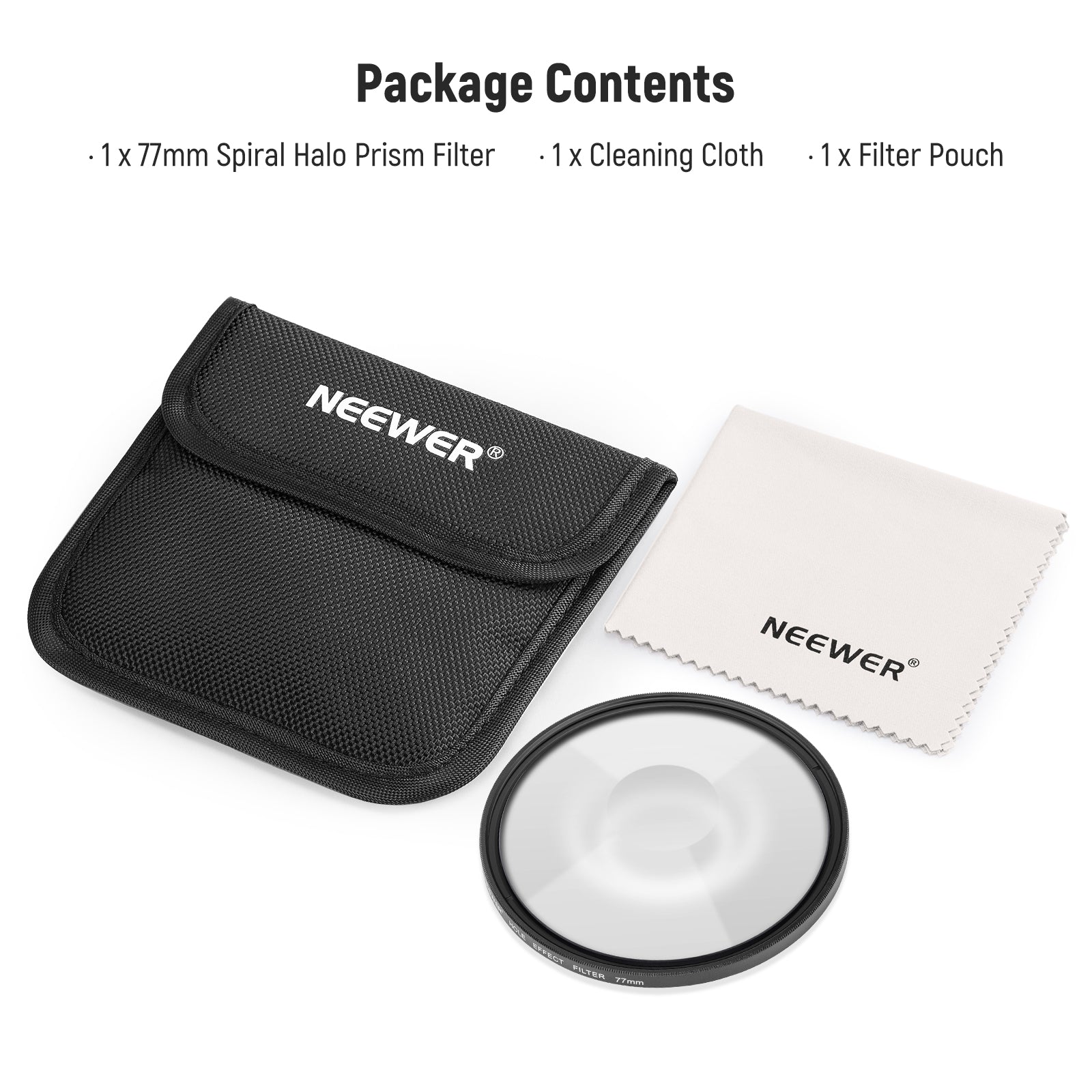 NEEWER Spiral Halo Camera Lens Filter