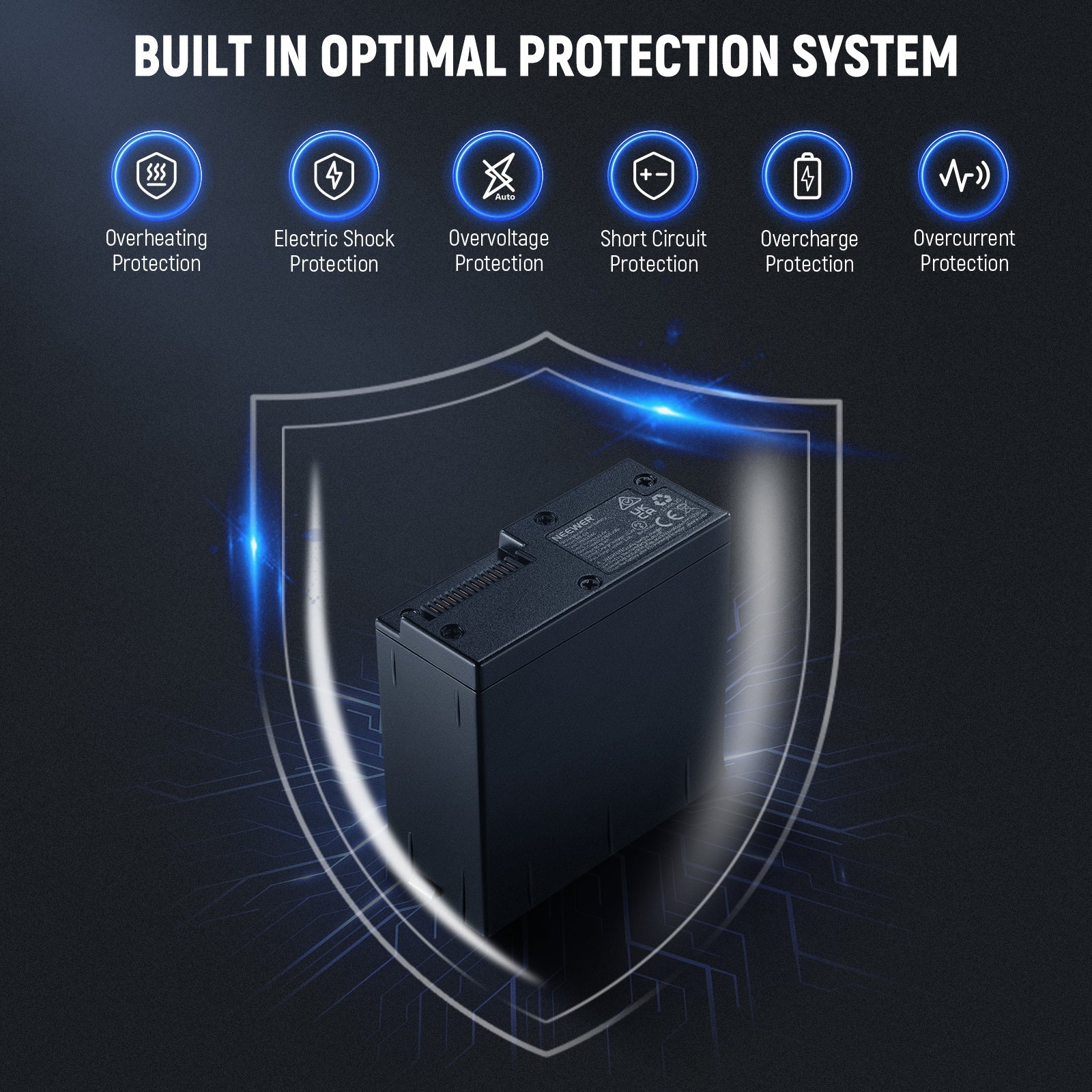 NEEWER NB-Q4 2800mAh Lithium Battery for Q4/Q4PRO Flash