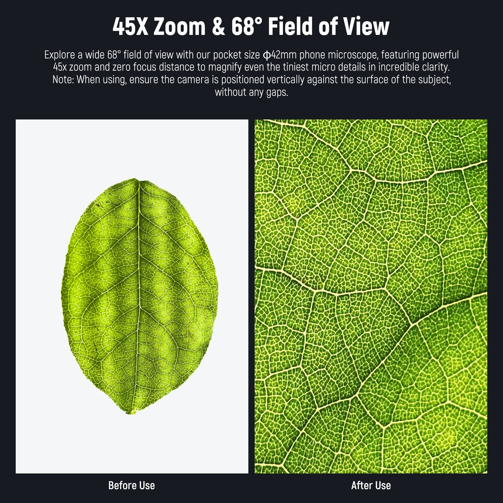 NEEWER LS-32 45X Phone Microscope with 17mm Thread