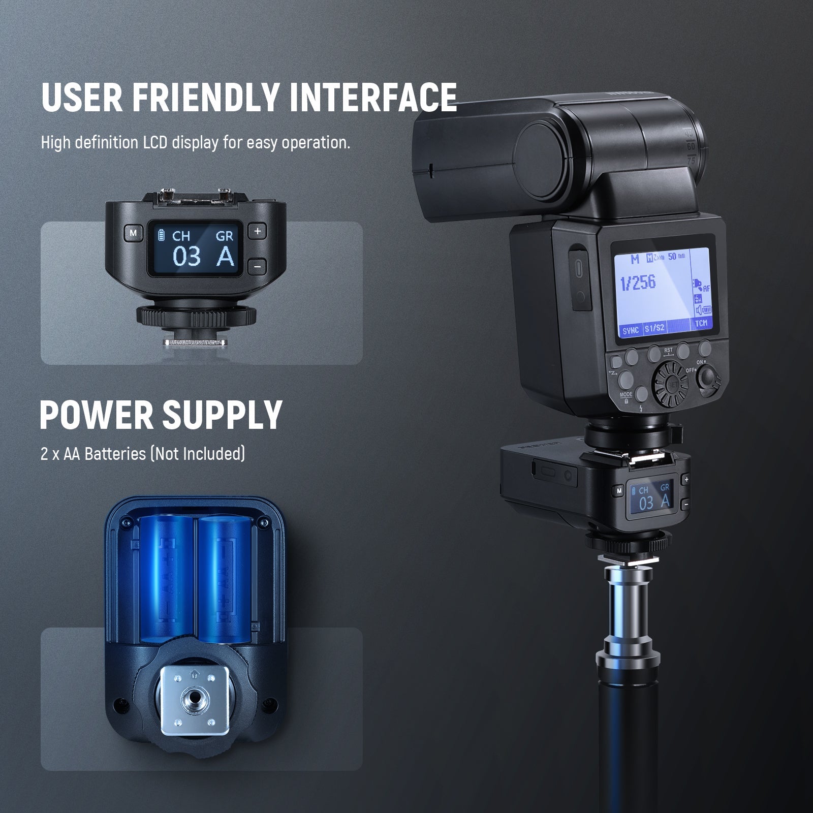 NEEWER QR 2.4G Wireless Flash Receiver For QPRO