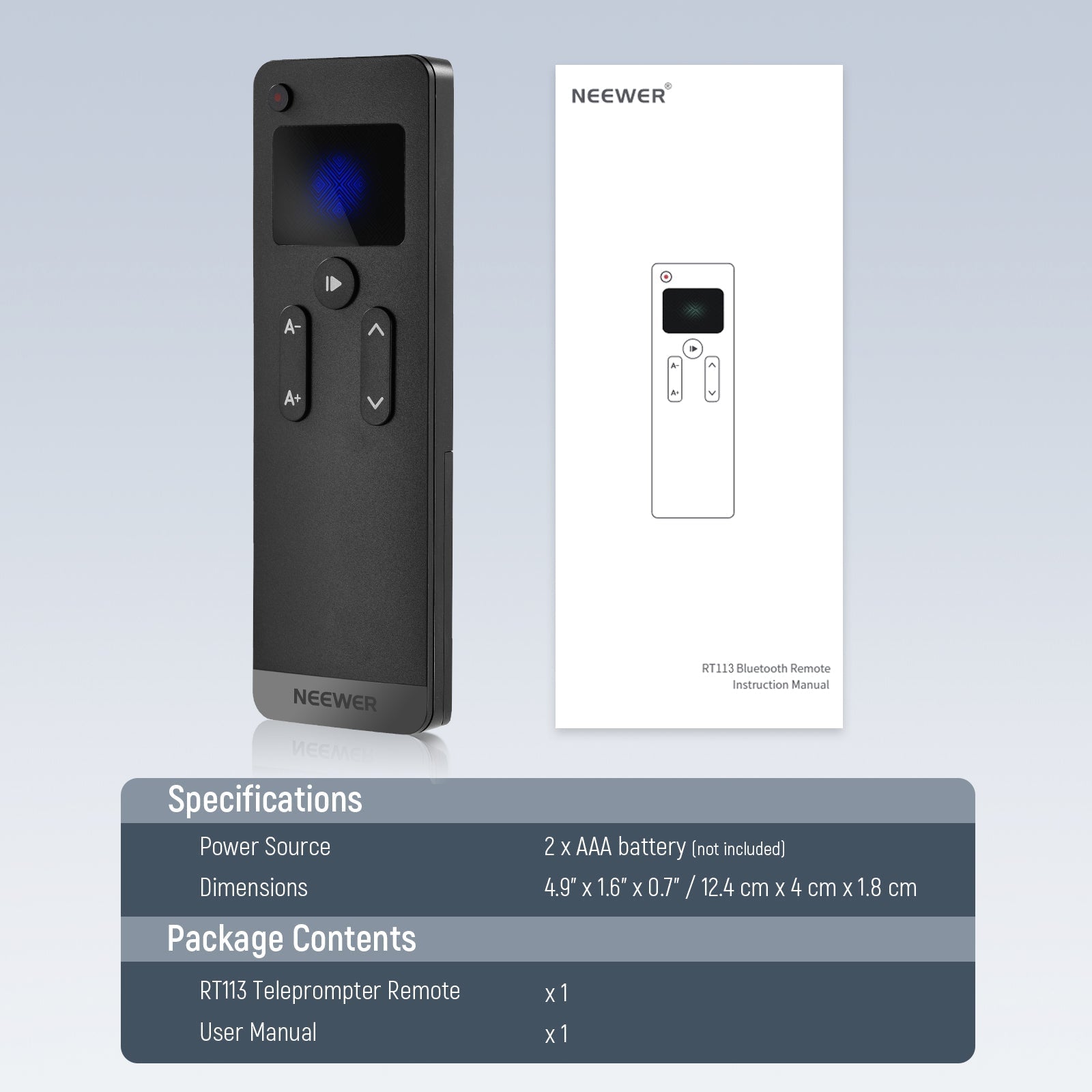 NEEWER RT113 Remote Control for NEEWER Teleprompter App