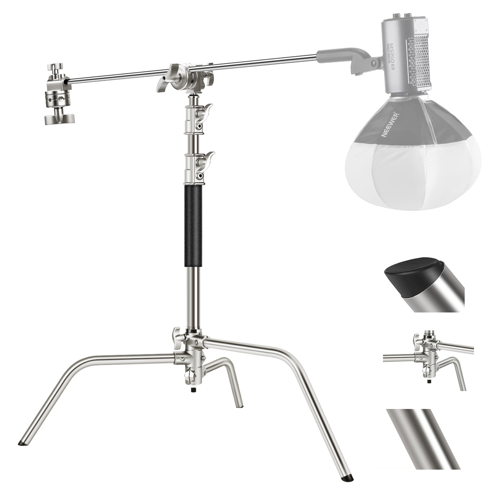 NEEWER SC172 172cm Stainless Steel Heavy Duty C Stand