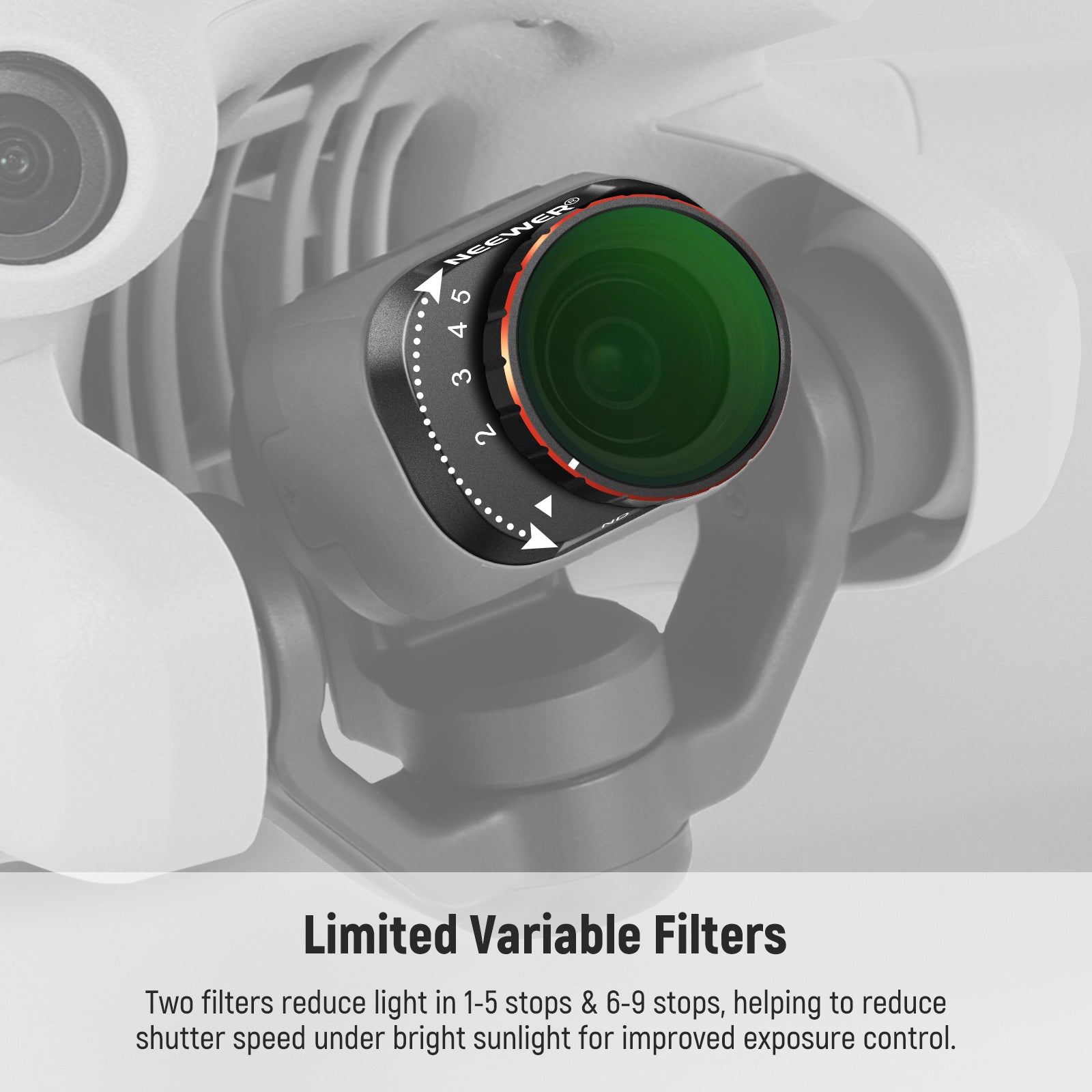 NEEWER FL-33 4-Pack Variable ND Filter Set for DJI Mini 4 Pro