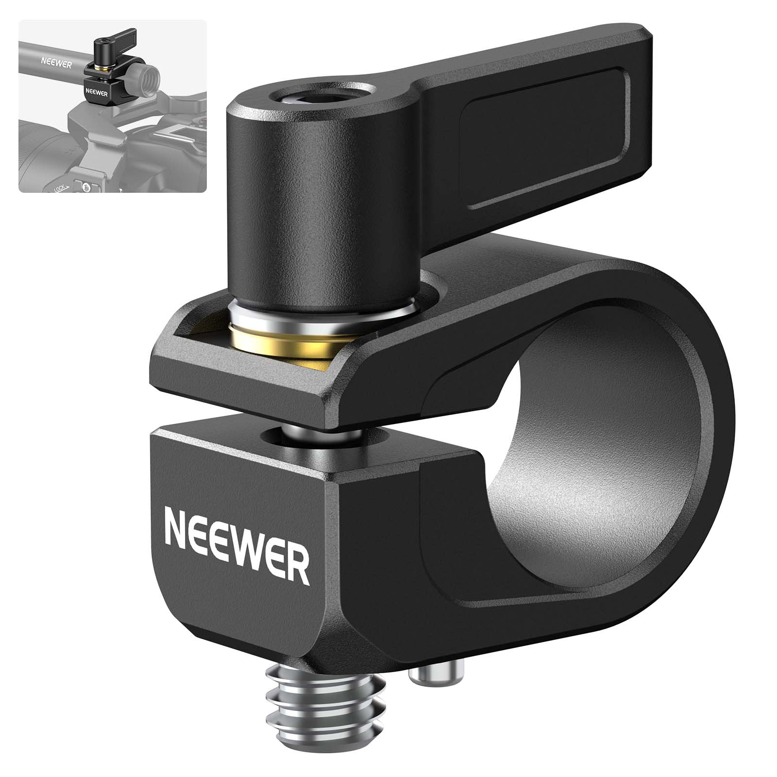 NEEWER UA052/UA053 Single LWS 15mm Rod Clamp