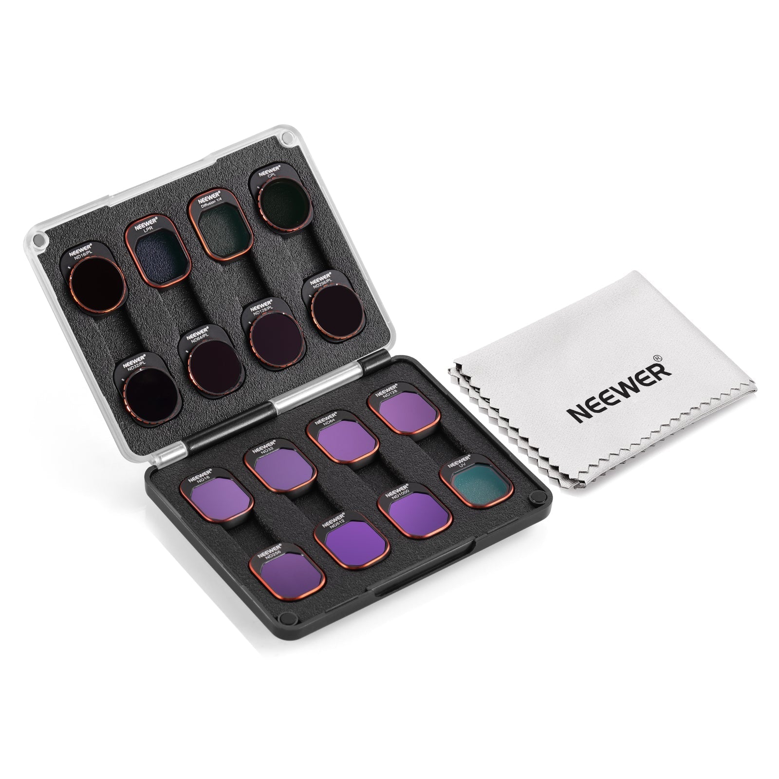 NEEWER FL-A33 16-Pack ND & CPL & Effect Filter Set for DJI Mini 4 Pro