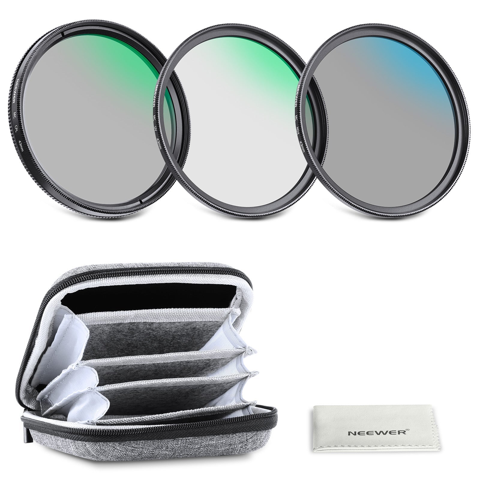 NEEWER NW SERIES A UV&CPL&ND4 Lens Filter Kit