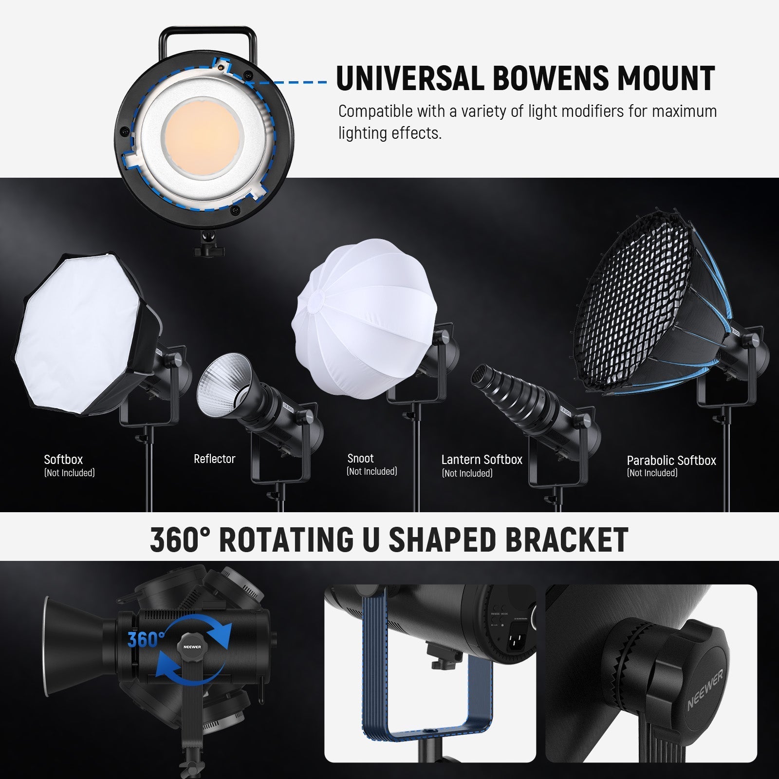 NEEWER CB200C 200W RGB LED Video Light