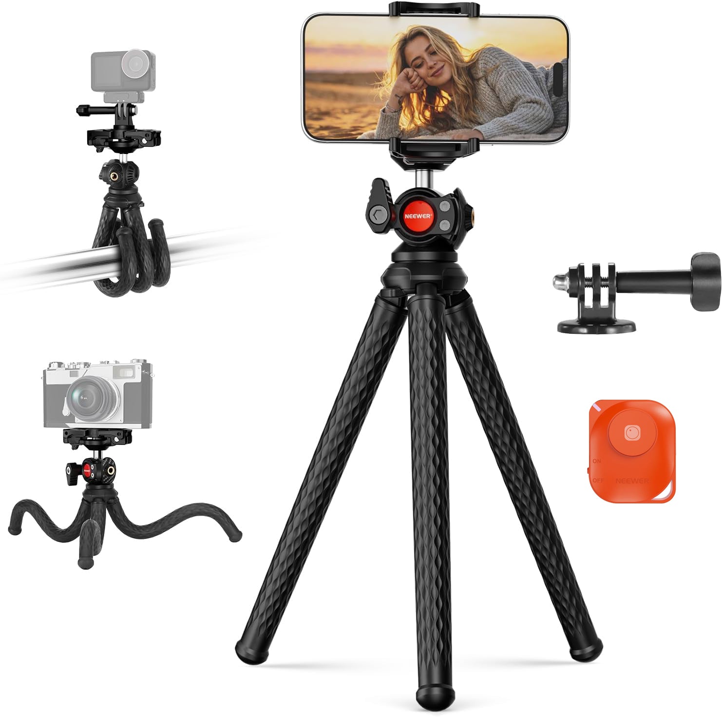 NEEWER TP34 Flexible Tripod with Remote