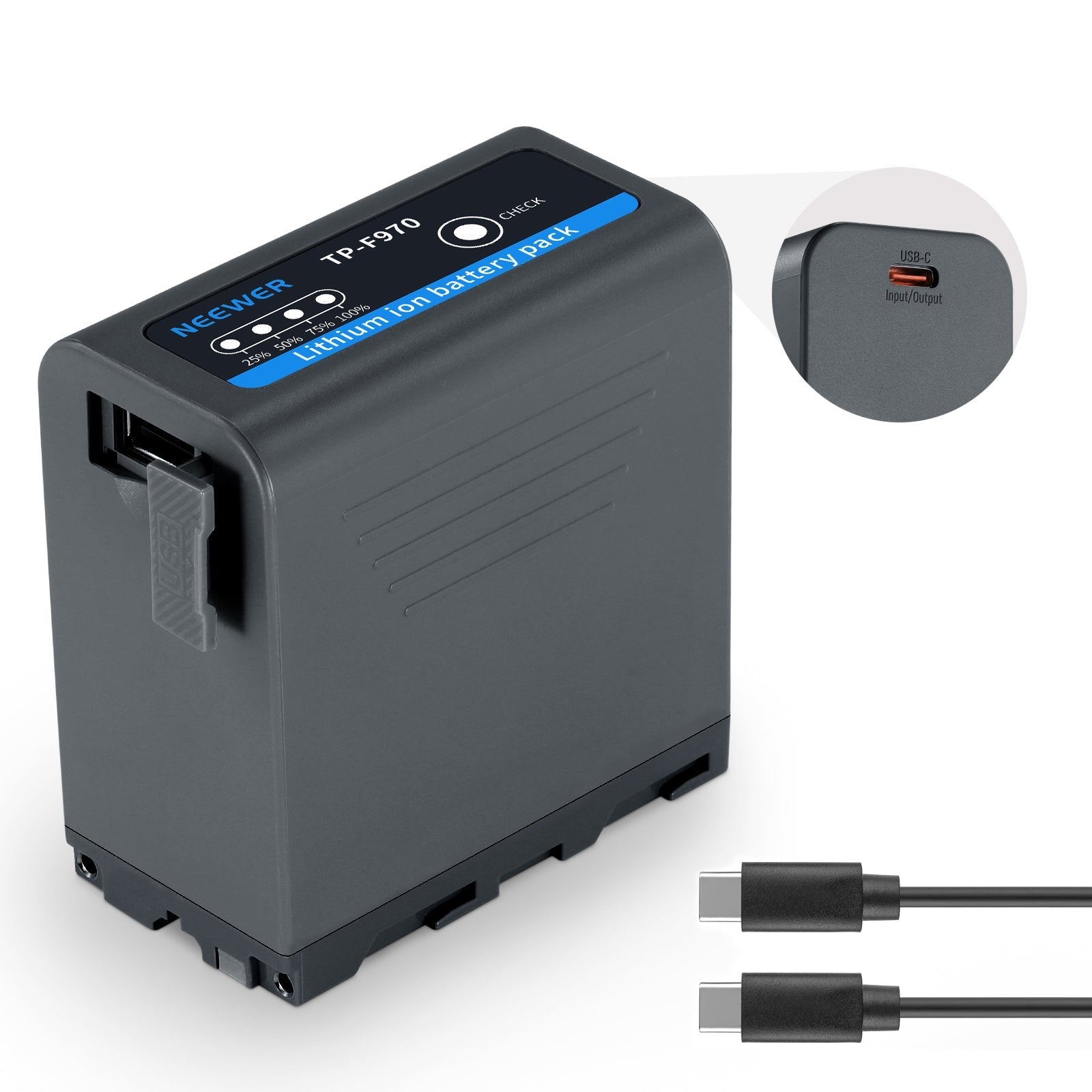 NEEWER TP-F970 Replacement For NP-F970 Battery 10500mAh