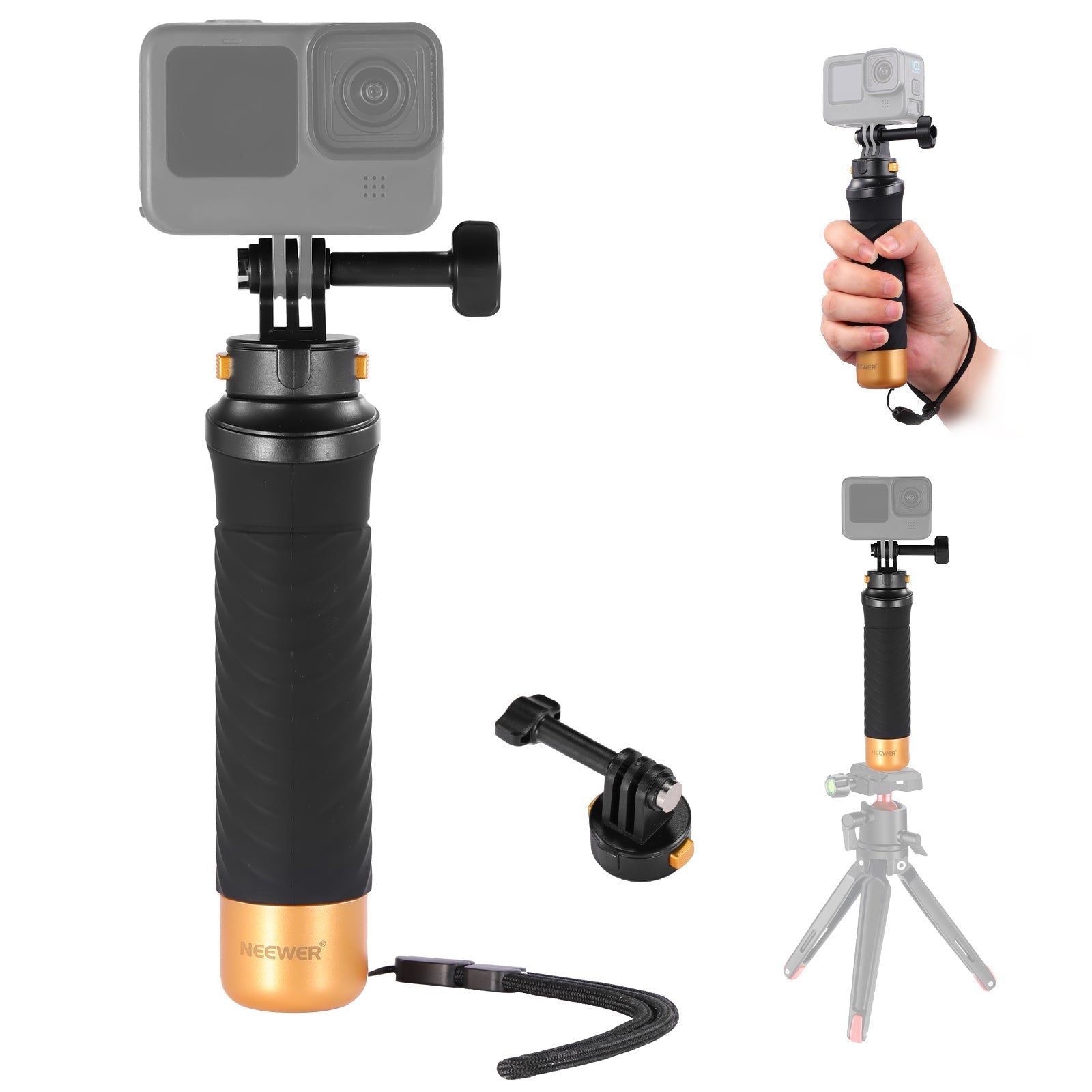 NEEWER GP23 Floating Hand Grip For Action Camera