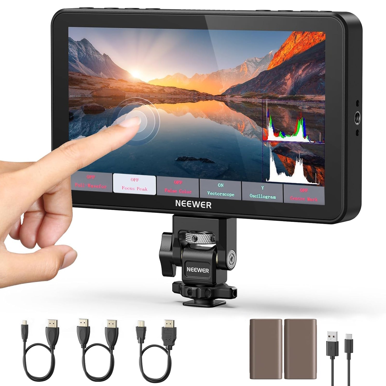 NEEWER F700 LED 7" Camera Touch Screen Monitor