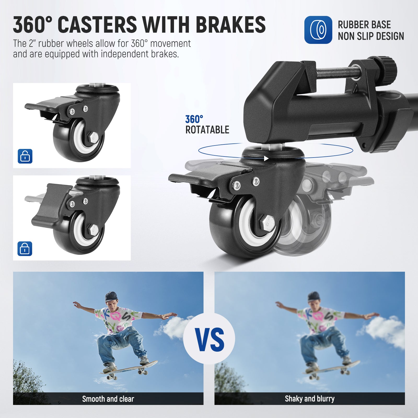 NEEWER Heavy Duty Photography Tripod Dolly