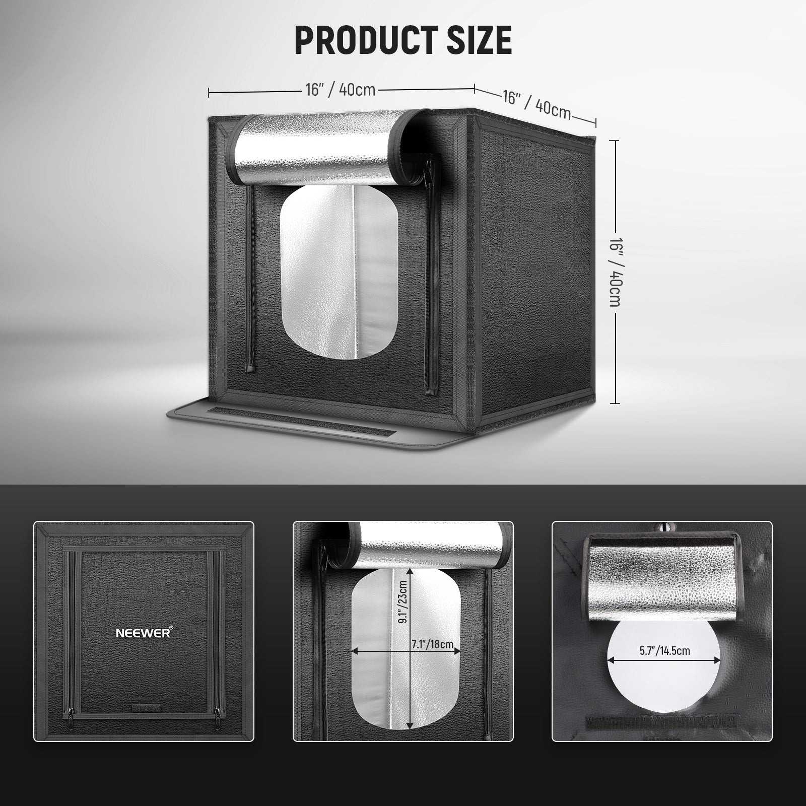 NEEWER LP40/LP50/LP60 Upgraded Photo Studio Light Box