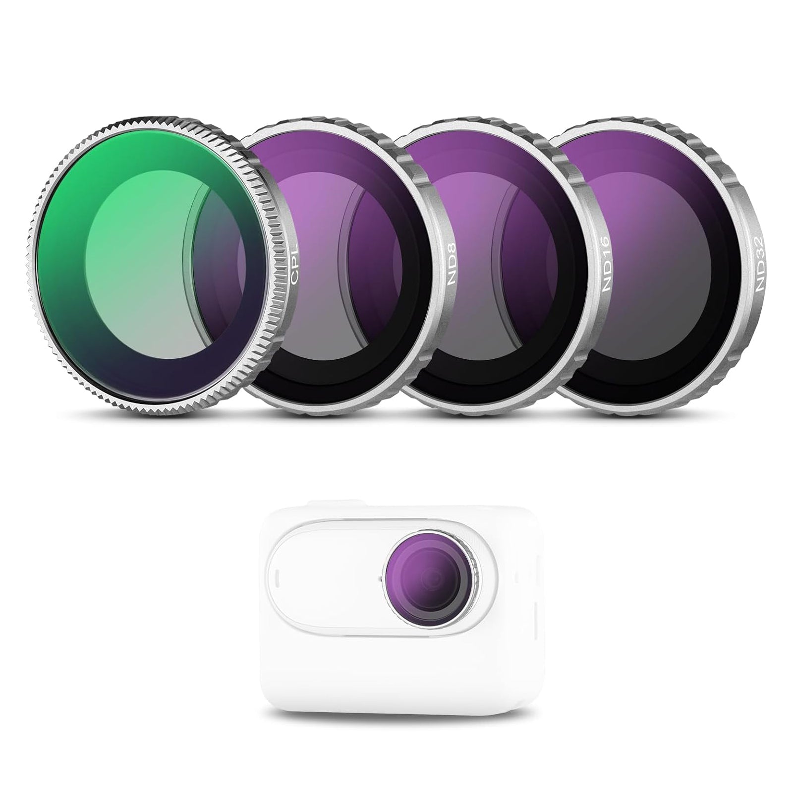 NEEWER ND & CPL Lens Filter Set Compatible with Insta360 GO 3S