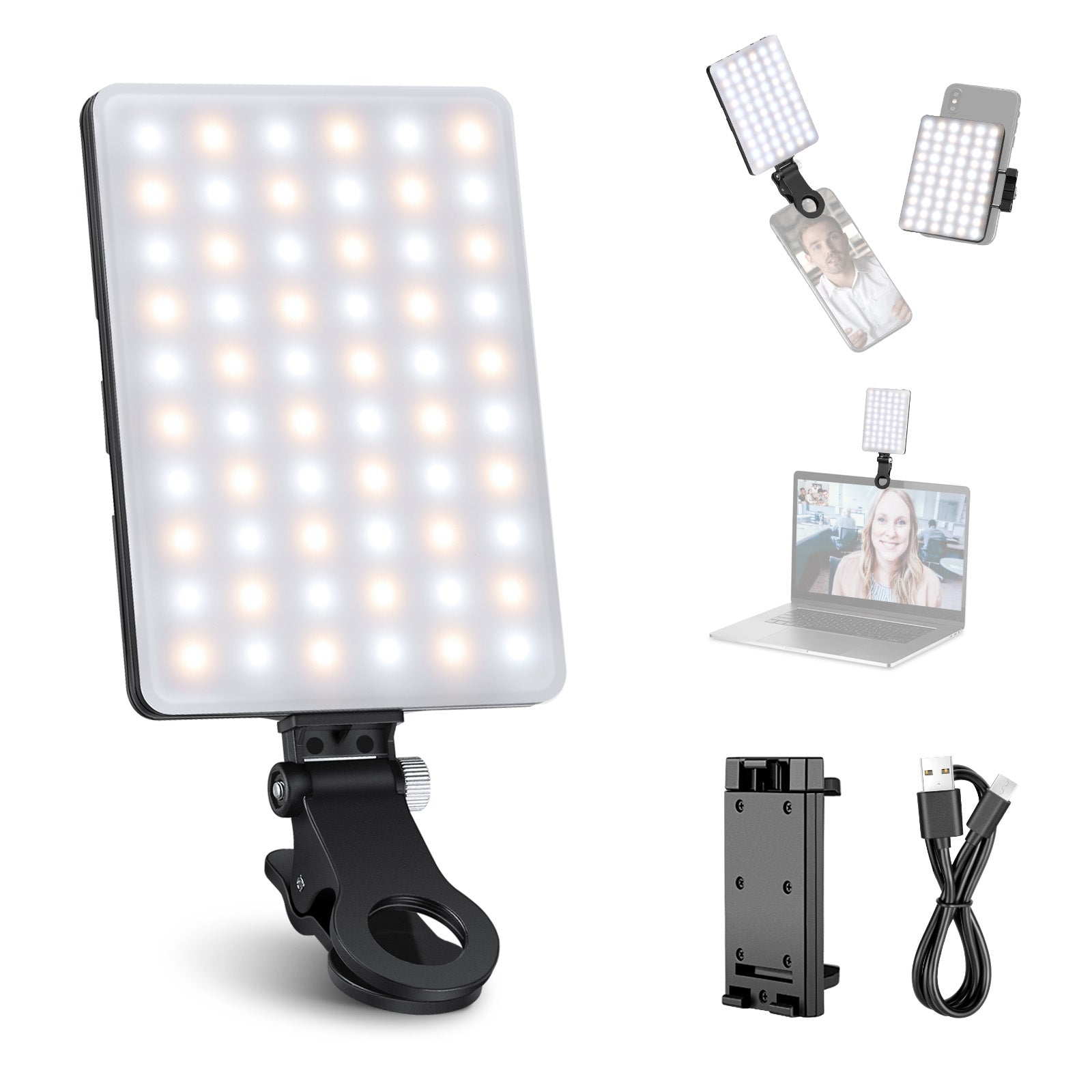 NEEWER BASICS NL-60AI Selfie Light with Phone Clip