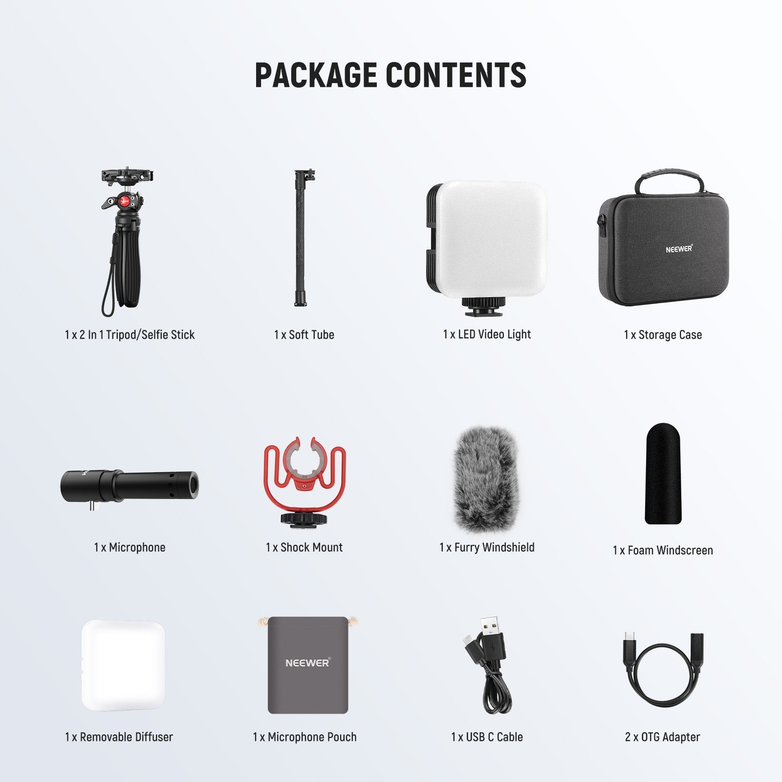 NEEWER PA045 Vlogging Kit