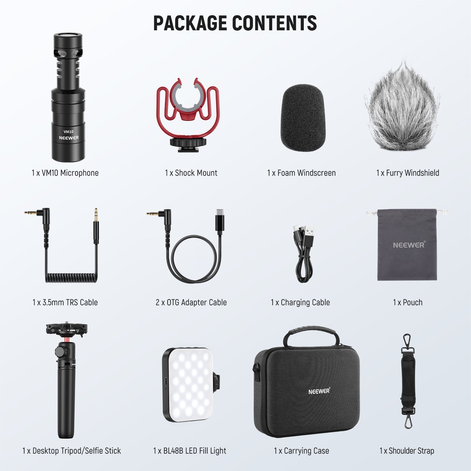 NEEWER BASICS PA050 Vlogging Kit
