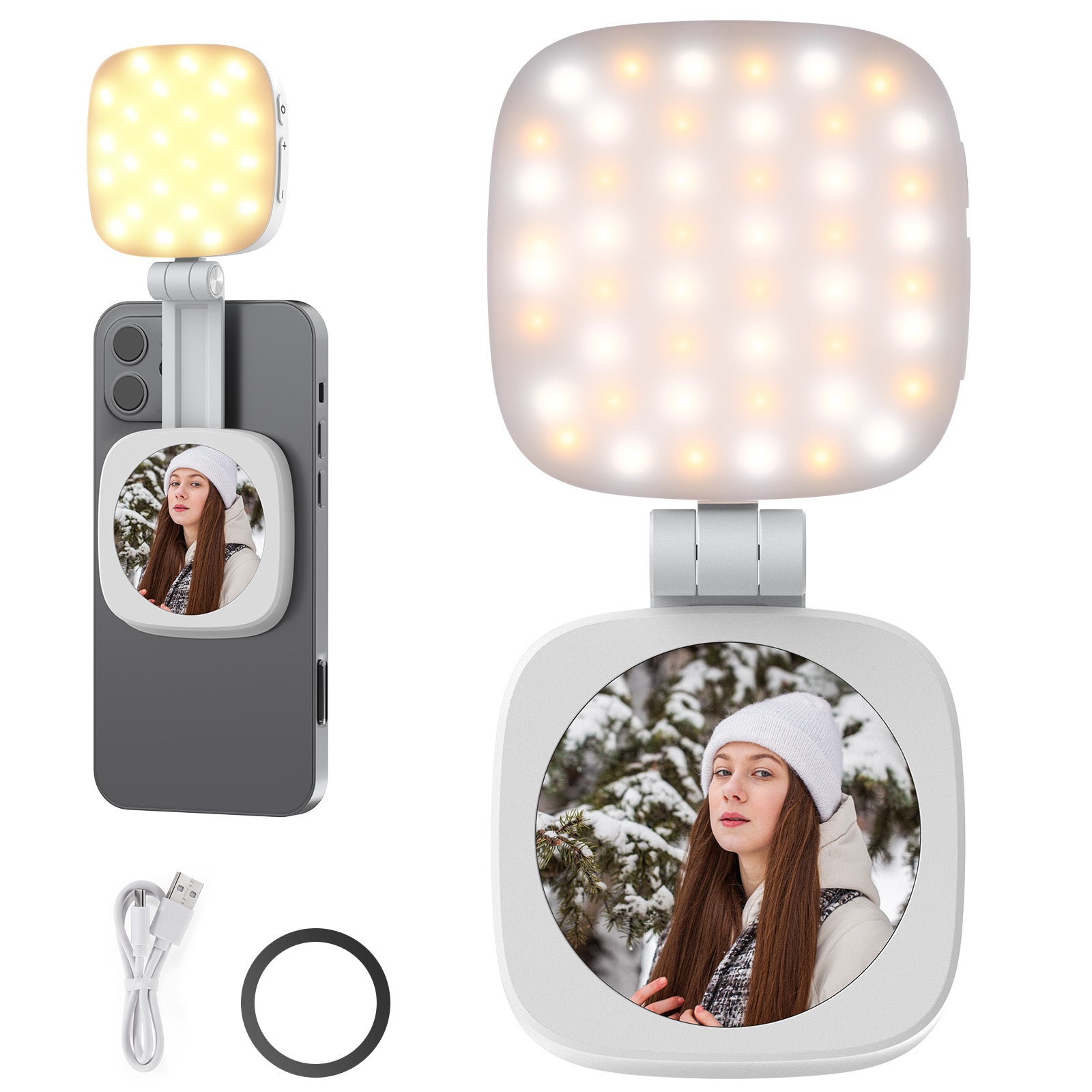 NEEWER BASICS NL48B Magnetic Selfie Light