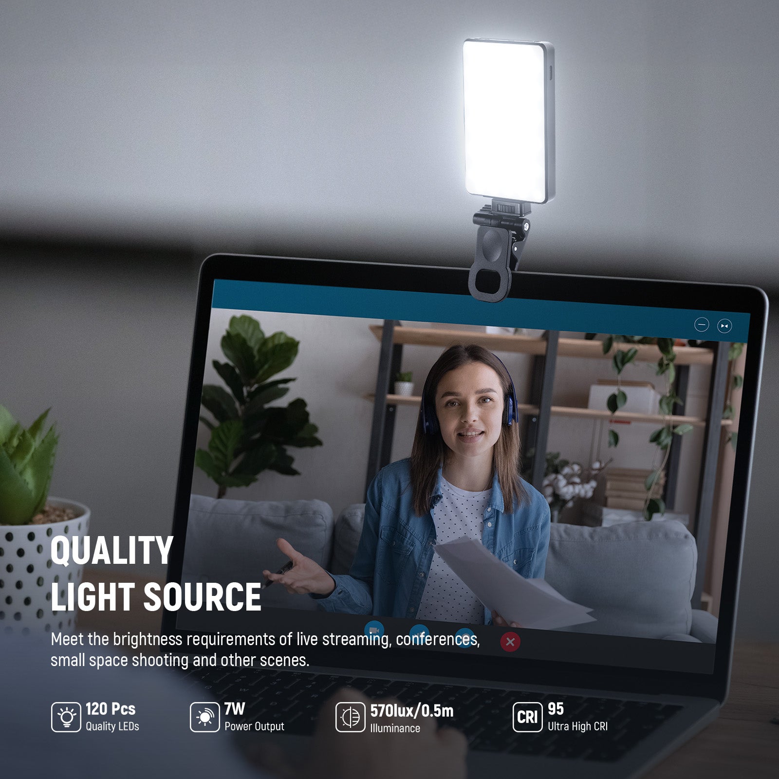 NEEWER BASICS BL120B Clip On LED Selfie Phone Light Kit