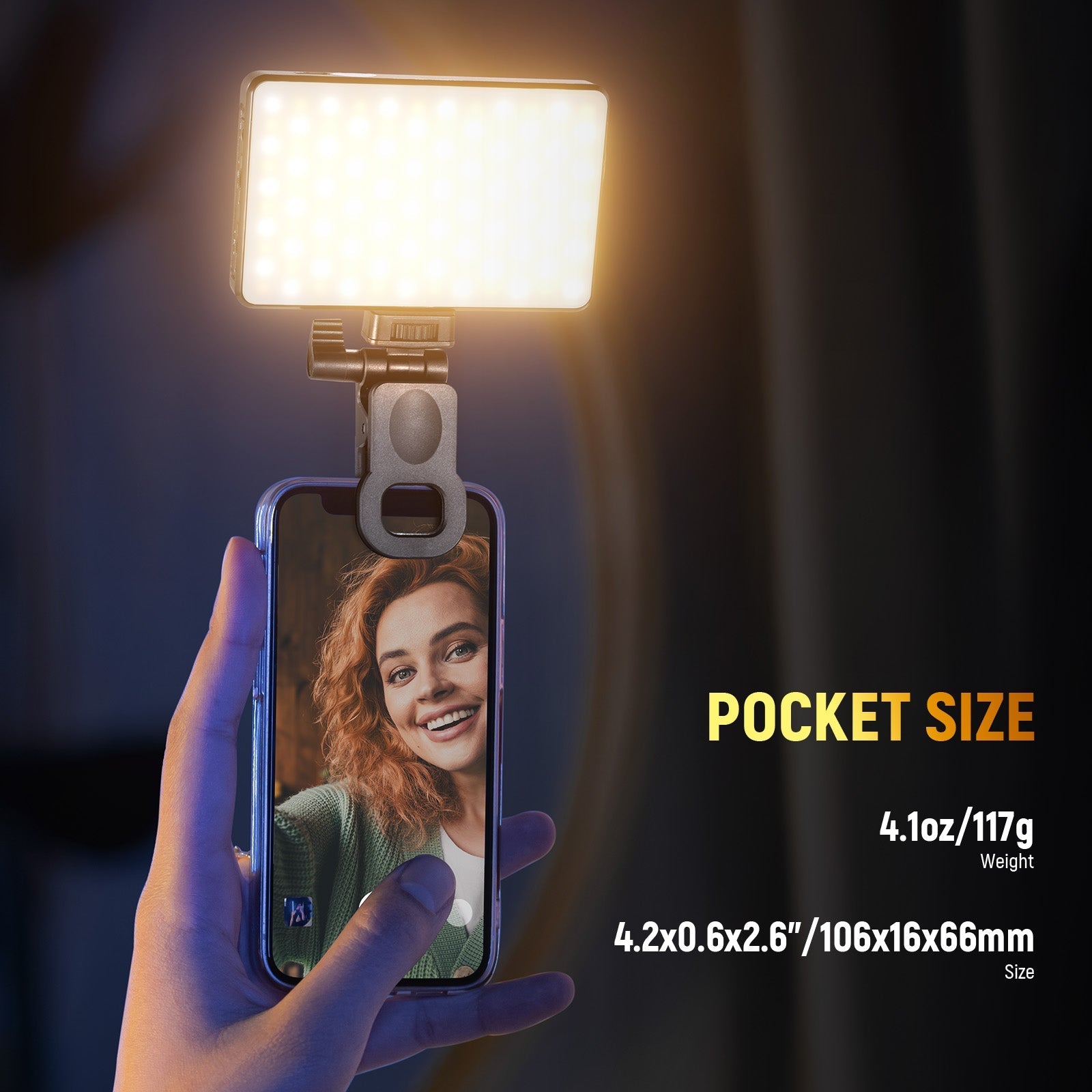 NEEWER BASICS BL120B Clip On LED Selfie Phone Light Kit