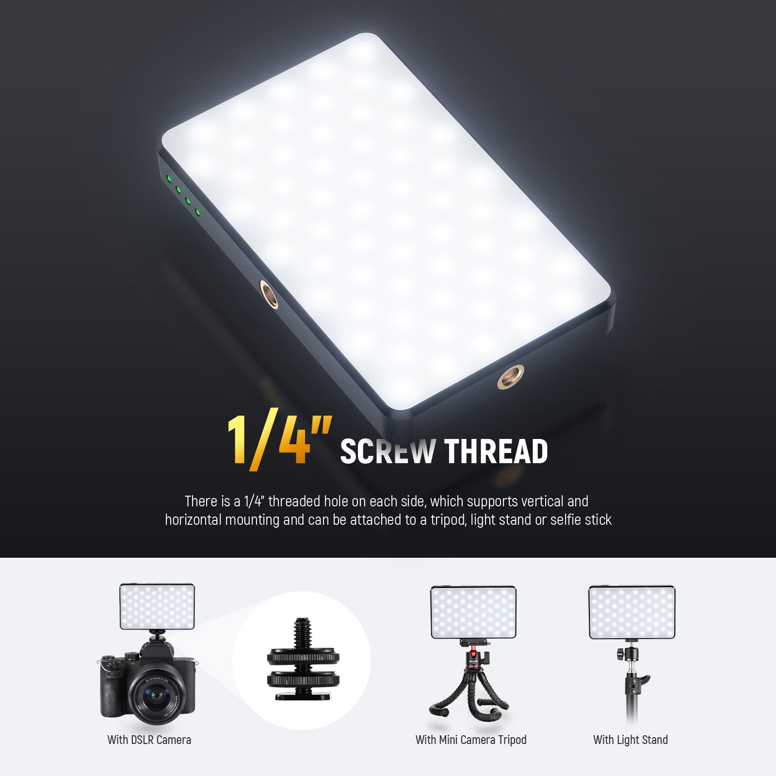 NEEWER BASICS BL120B Clip On LED Selfie Phone Light Kit