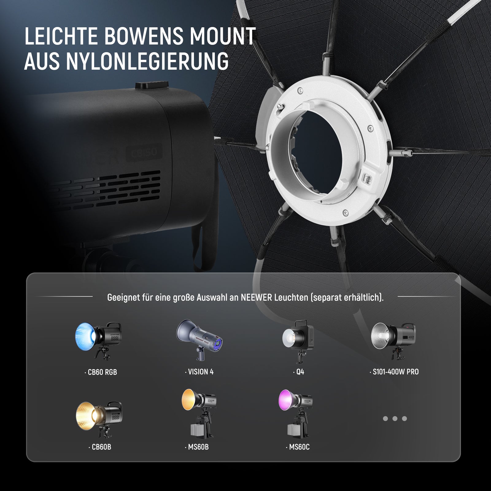 NEEWER 45CM/65CM/90CM Quick Release Octagonal Softbox