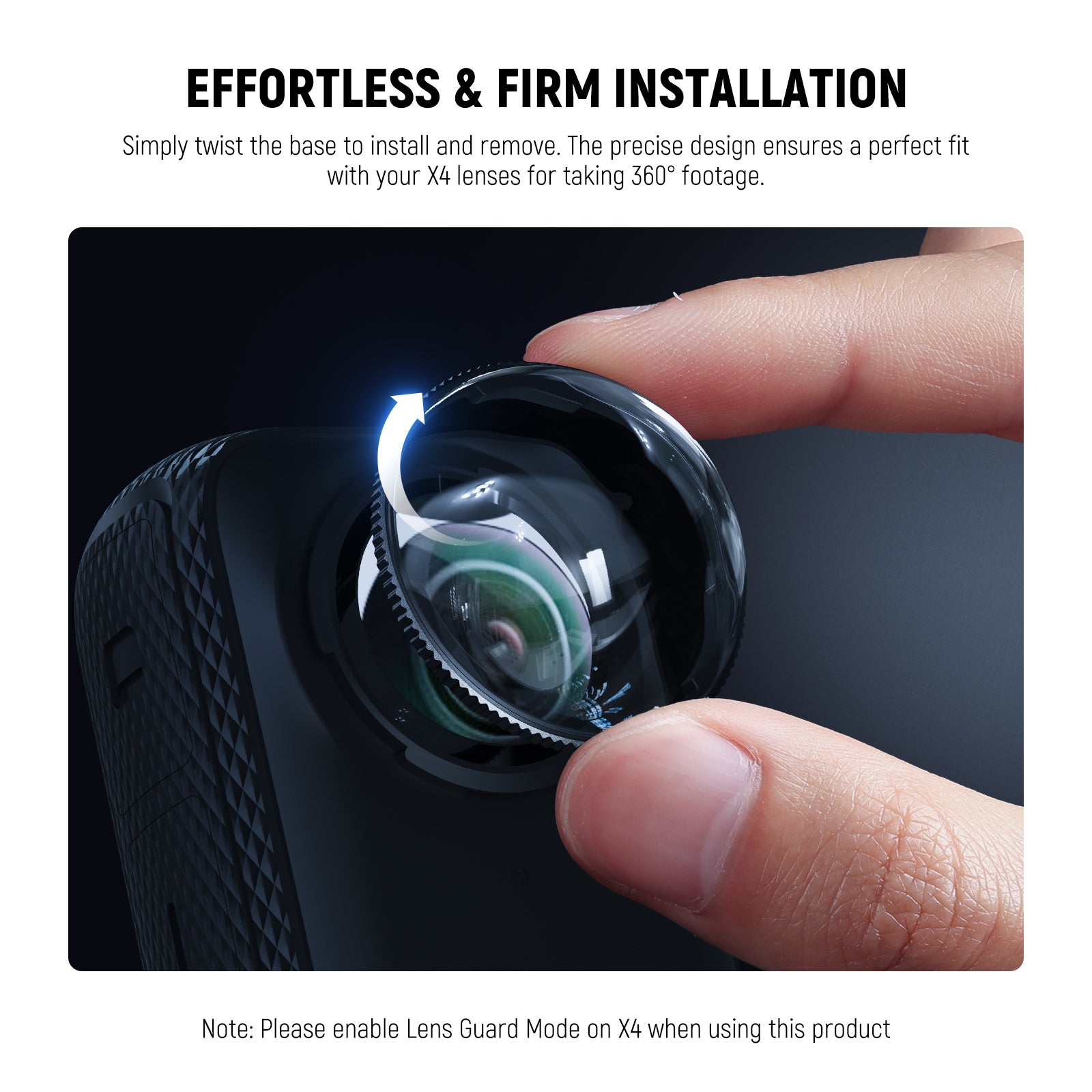 NEEWER LPC01/LPC02 Lens Protectors For Insta360 X4/X5